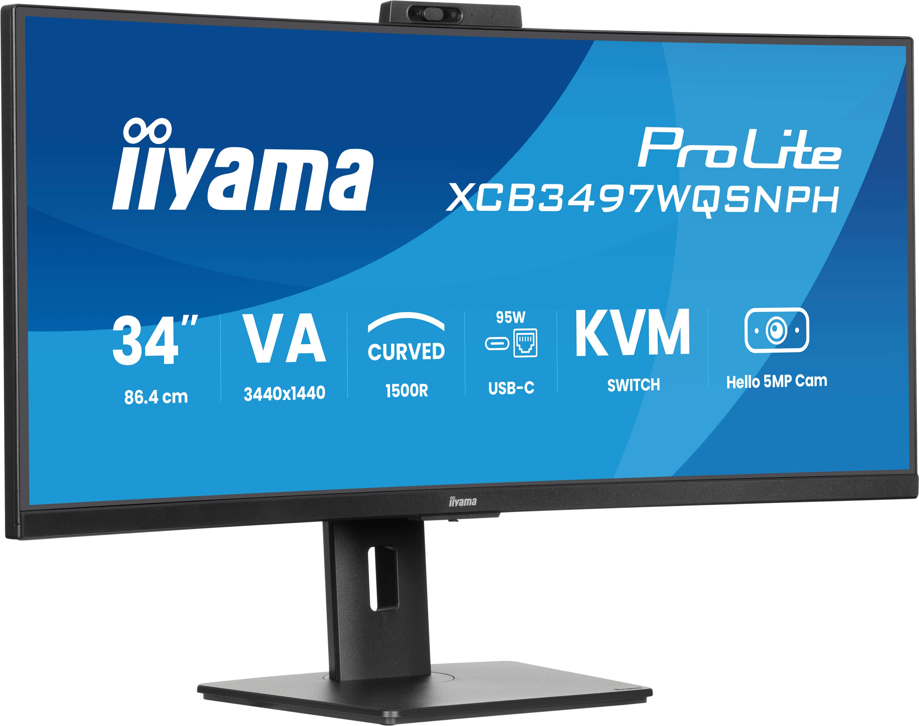 XCB3497WQSNPH-B1 34" UW Curved VA-3440x1