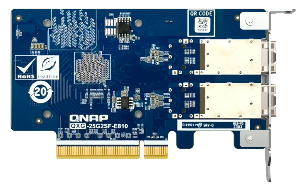 Dual-port SFP28 25GbE network expansion