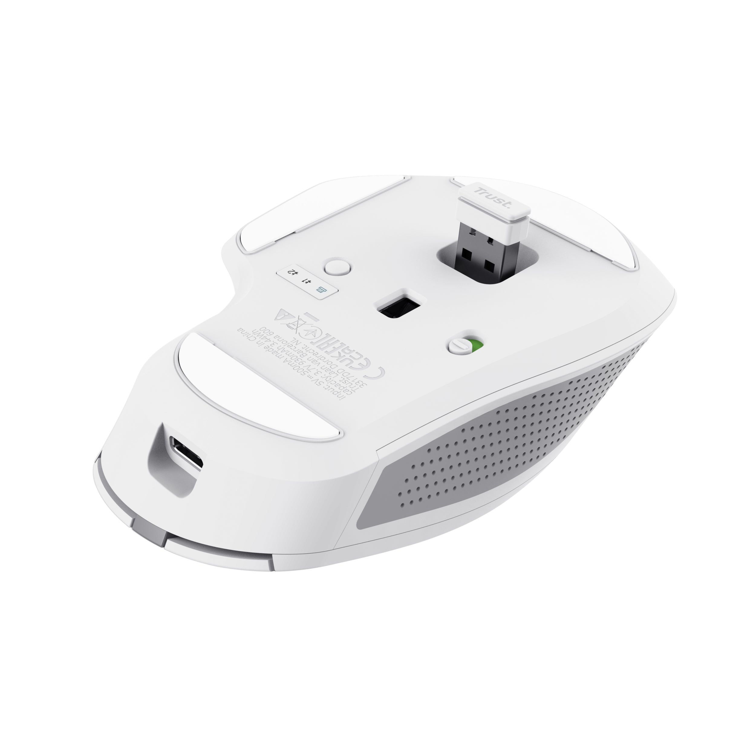 TRUST Souris sans fil OZAA II multi-connexion - Blanche