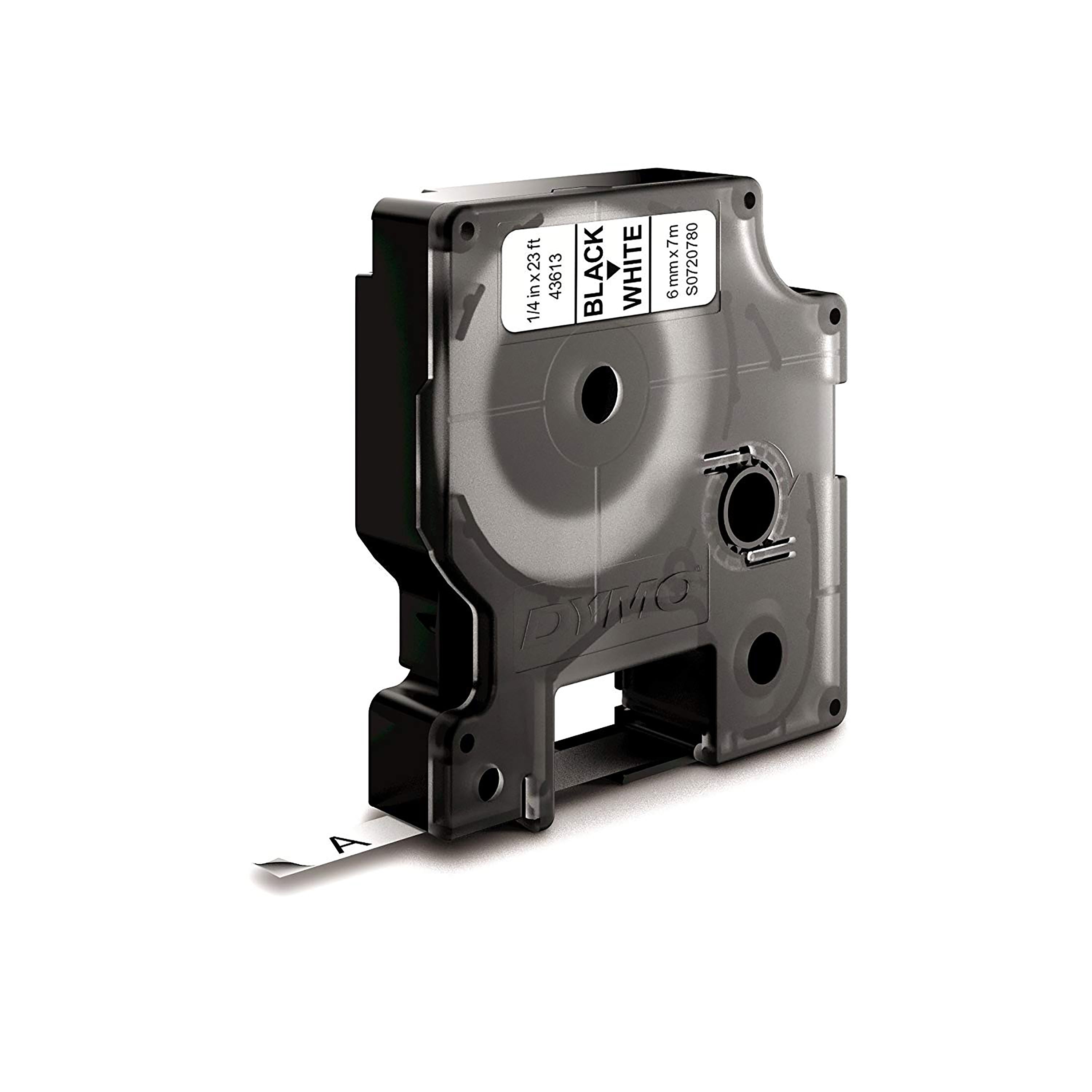 DYMO Ruban D1 - 6 mm noir sur blanc