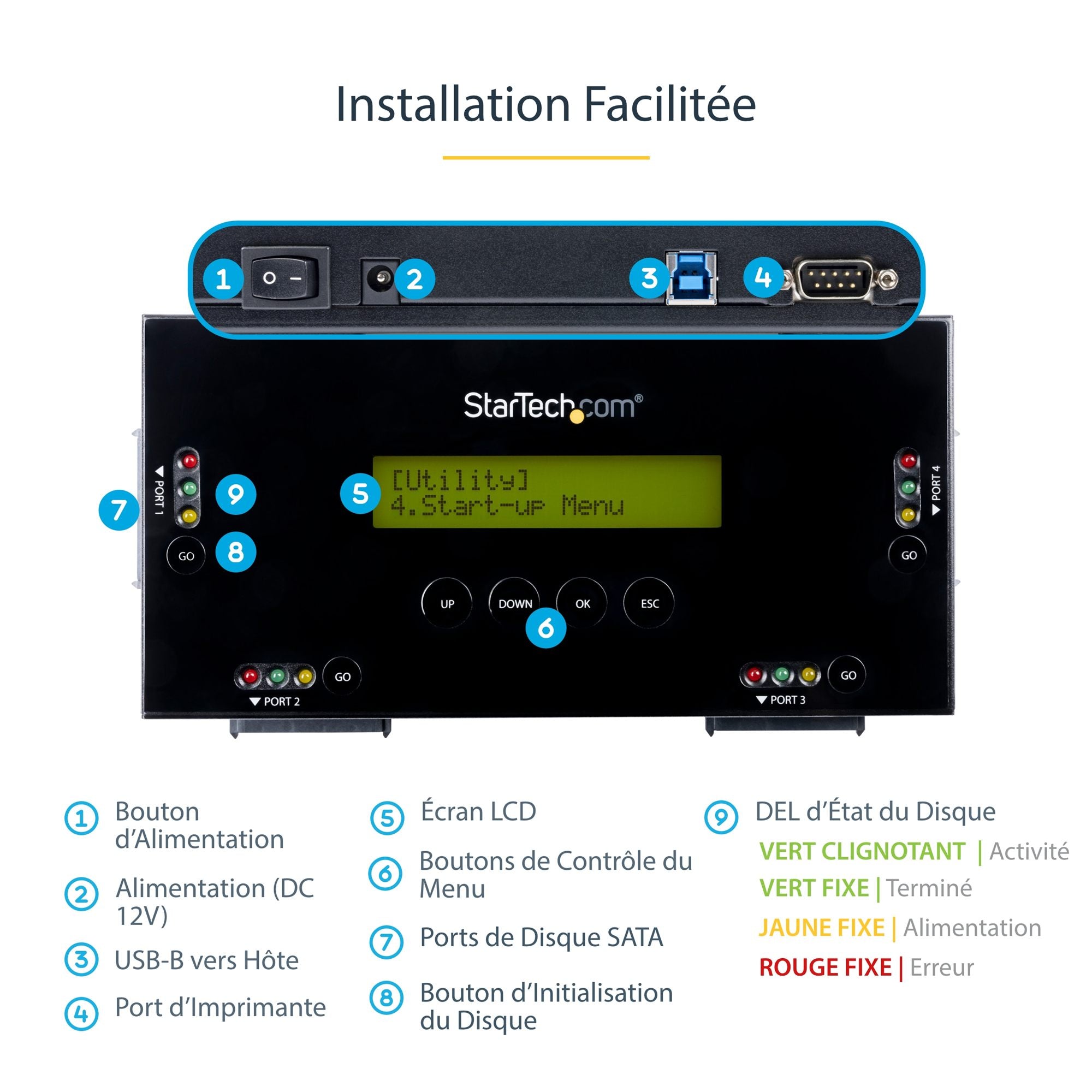 Eraser - 4-Bay - 2.5/3.5" SATA Drives