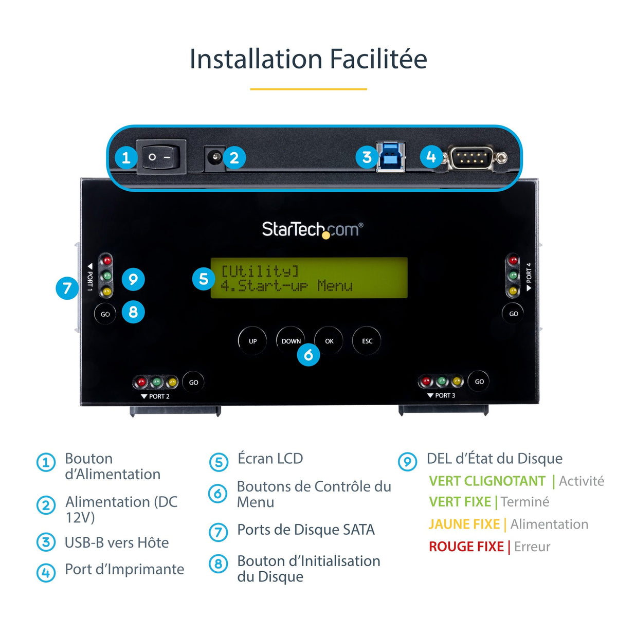 Eraser - 4-Bay - 2.5/3.5" SATA Drives