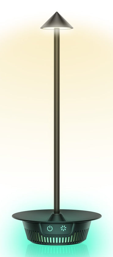 Techly I-LAMP-TABLE3 Lampe LED sans fil avec base tactile dimmable RGB