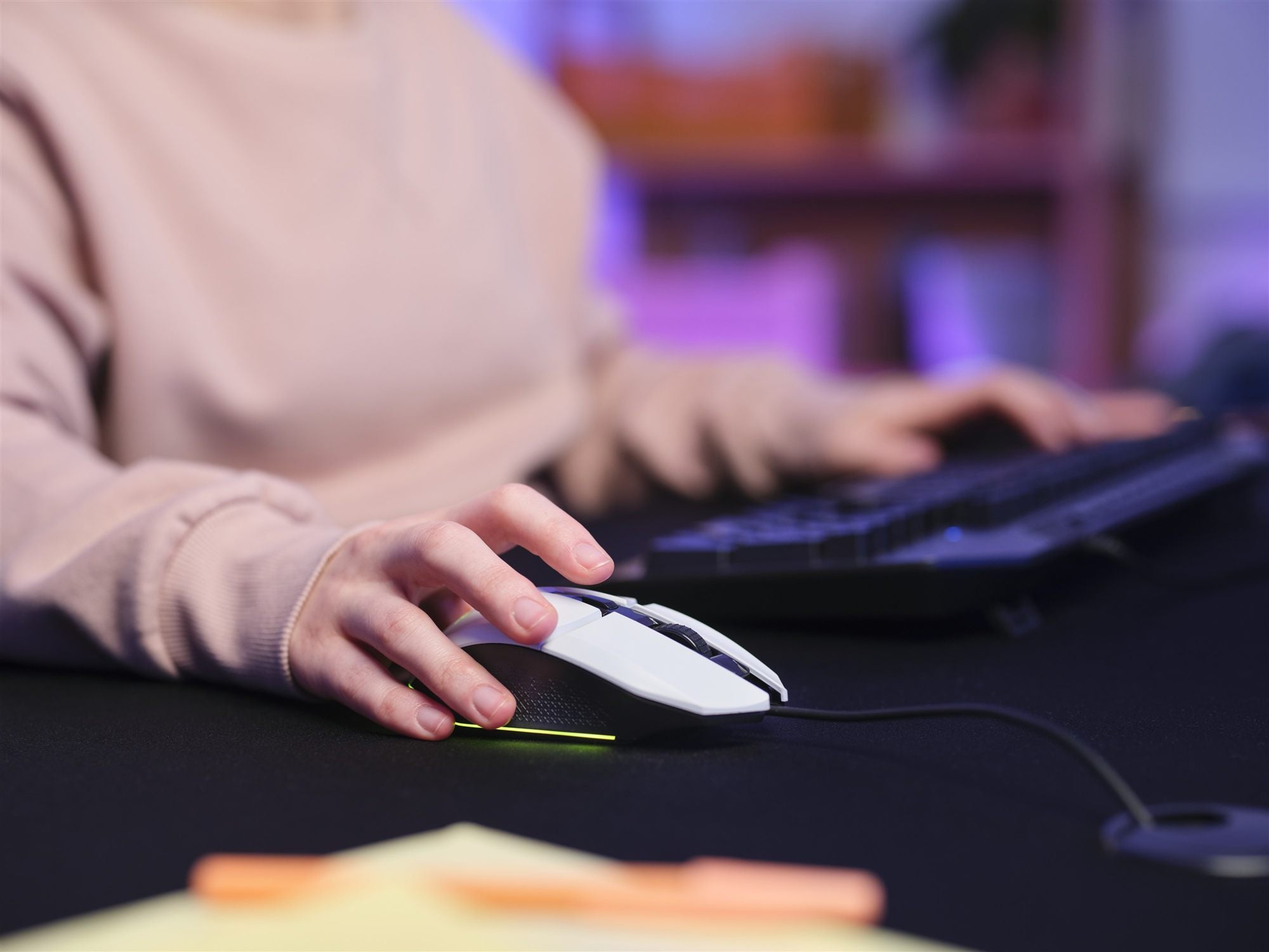 TRUST Souris gaming filaire FELOX rétroéclairée - Blanche