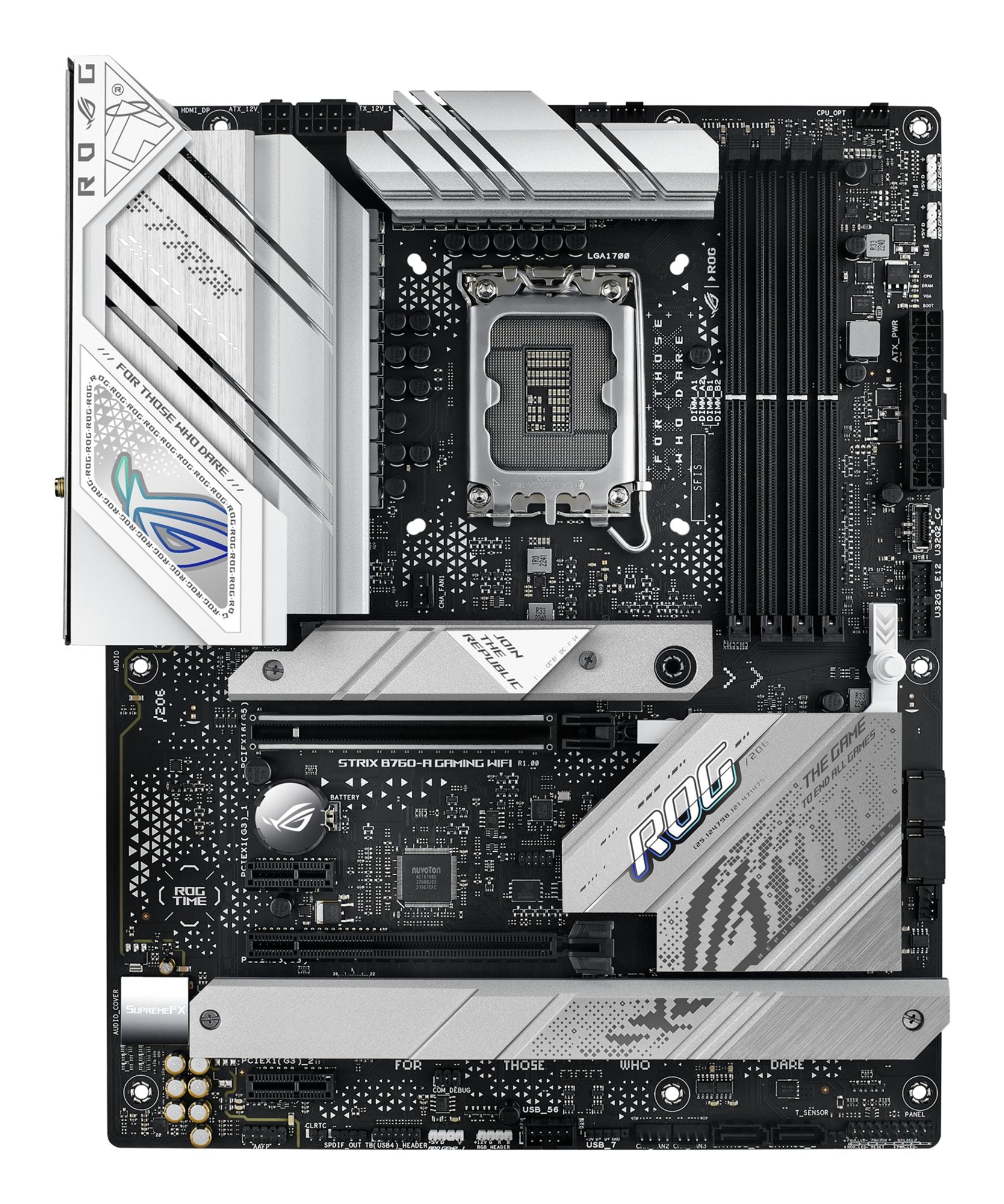 ASUS ROG STRIX B760-A GAMING WIFI LGA 1700 4DDR5 ATX 4xSATA MB 1x PCIe 5.0 x16 3xM.2