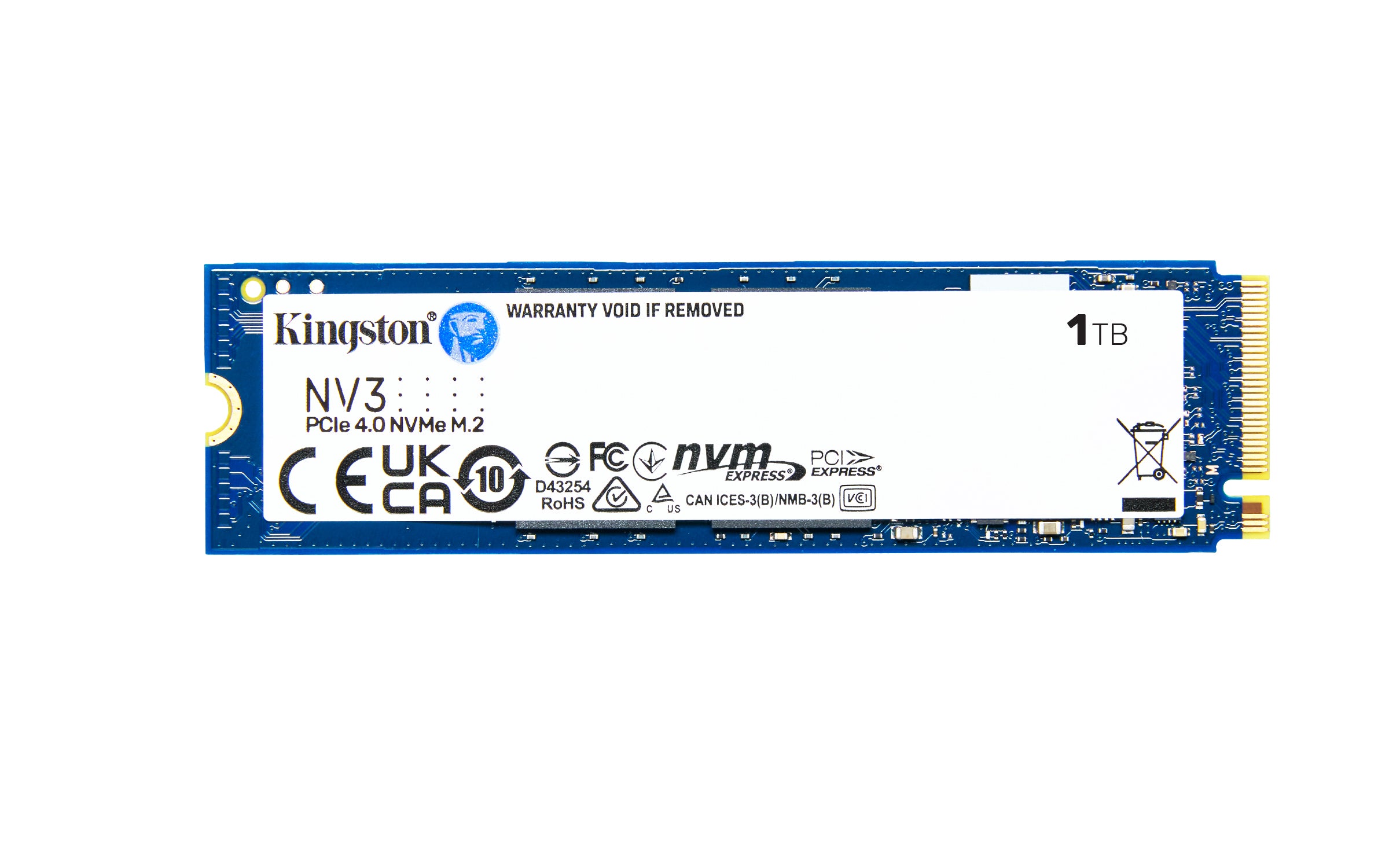 KINGSTON 1000Go NV3 M.2 2280 PCIe 4.0 NVMe SSD