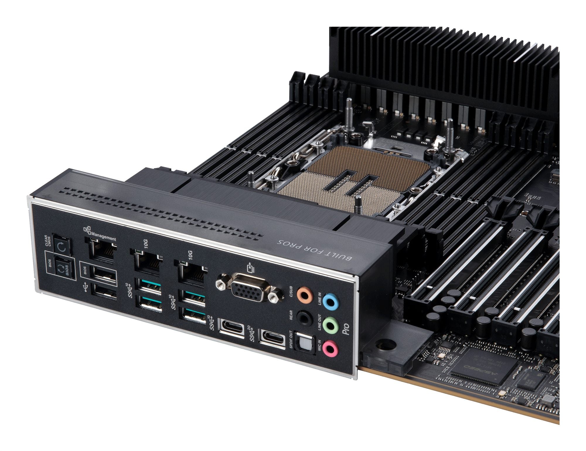 ASUS PRO WS W790E-SAGE SE LGA4677 ATX 8xDDR4 7xPCIe 4.0 x16 8xSATA 3xM.2
