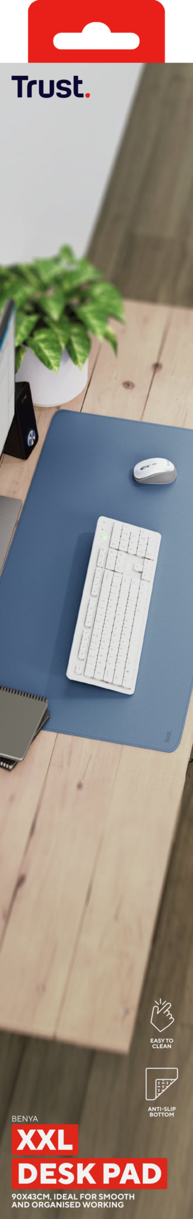 TRUST BENYA XXL DESK PAD BLUE