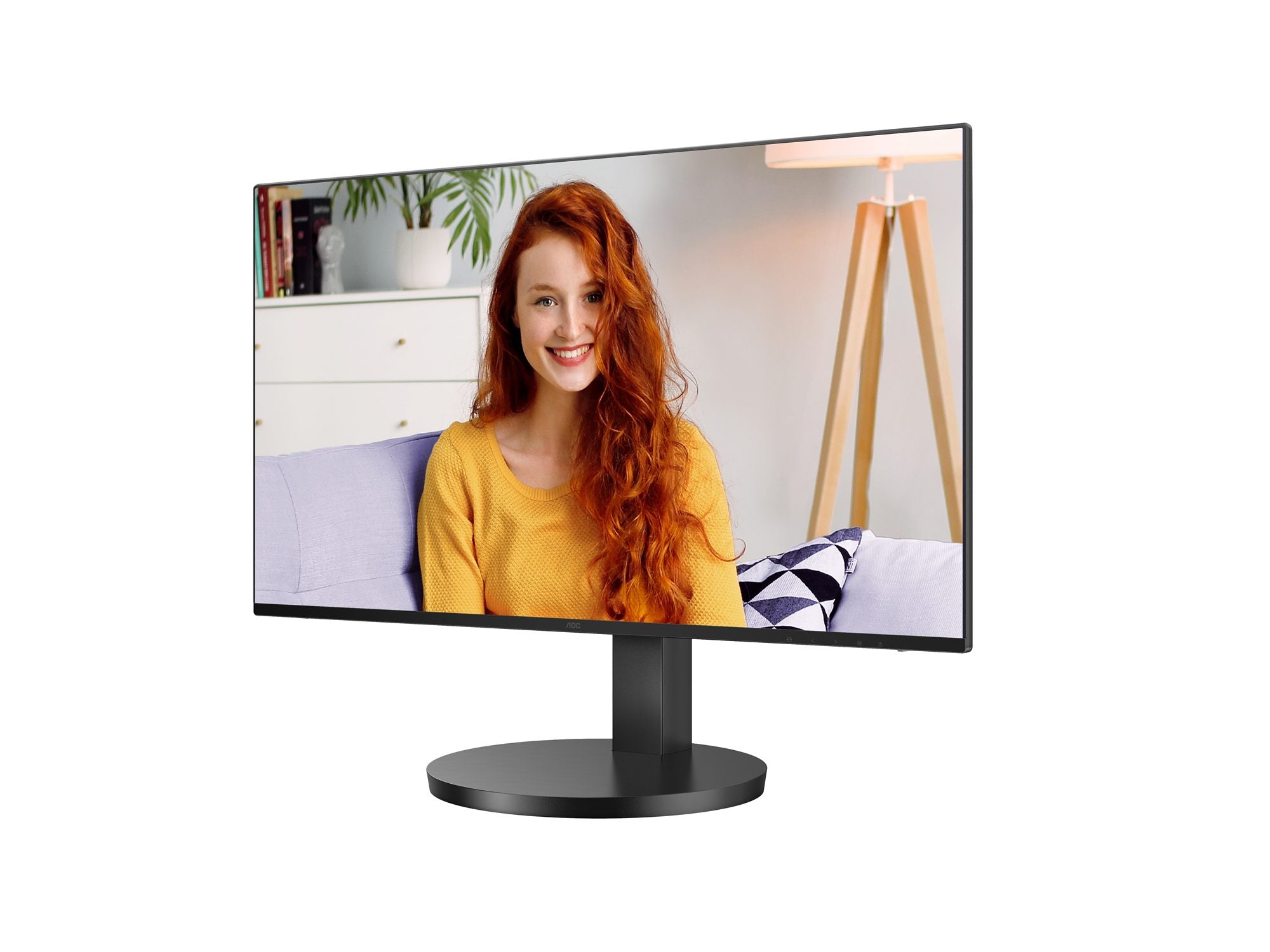 AOC 24B3CF2 - Écran 24" -1920 x 1080 Full HD (1080p) @ 100 Hz - IPS - 250 cd/m² - 1300:1 - 1 ms - HDMI, USB-C - haut-parleurs - noir
