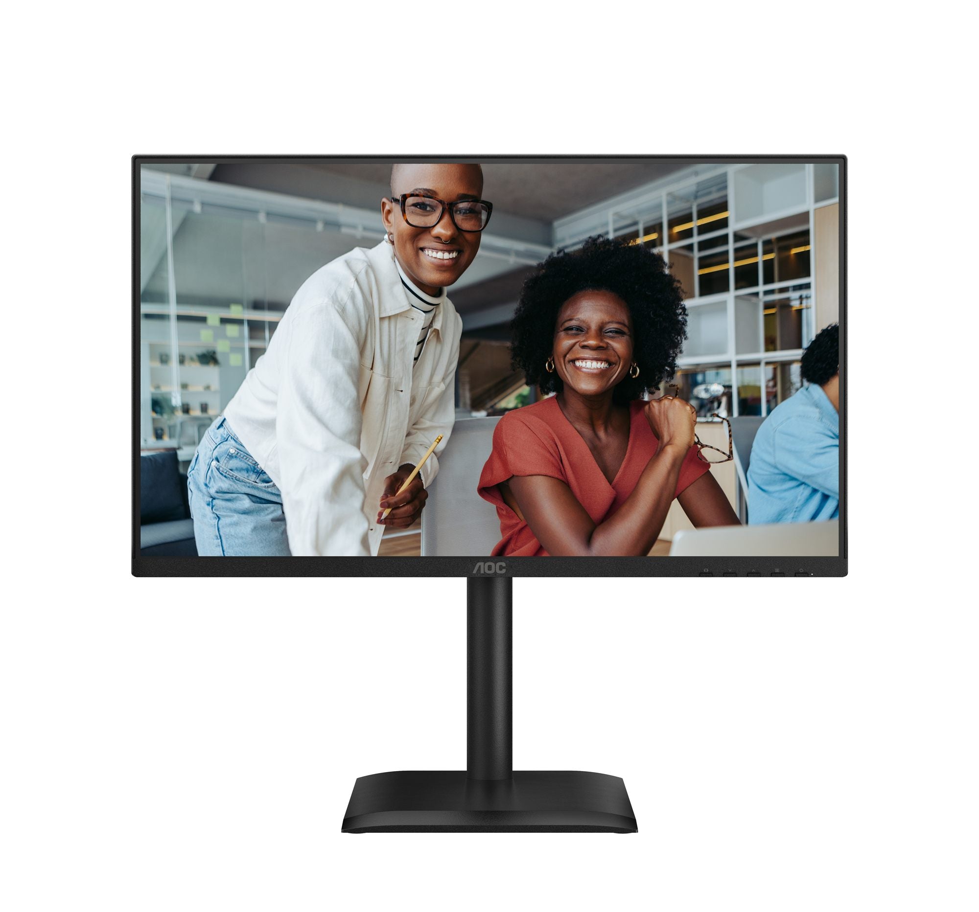 AOC 24E4CV - Écran LED - 24"-1920 x 1080 Full HD @ 120 Hz - IPS - 300 cd/m² - 1500:1 - 4 ms - HDMI, DP, USB-C - HP - GAR 5 ans