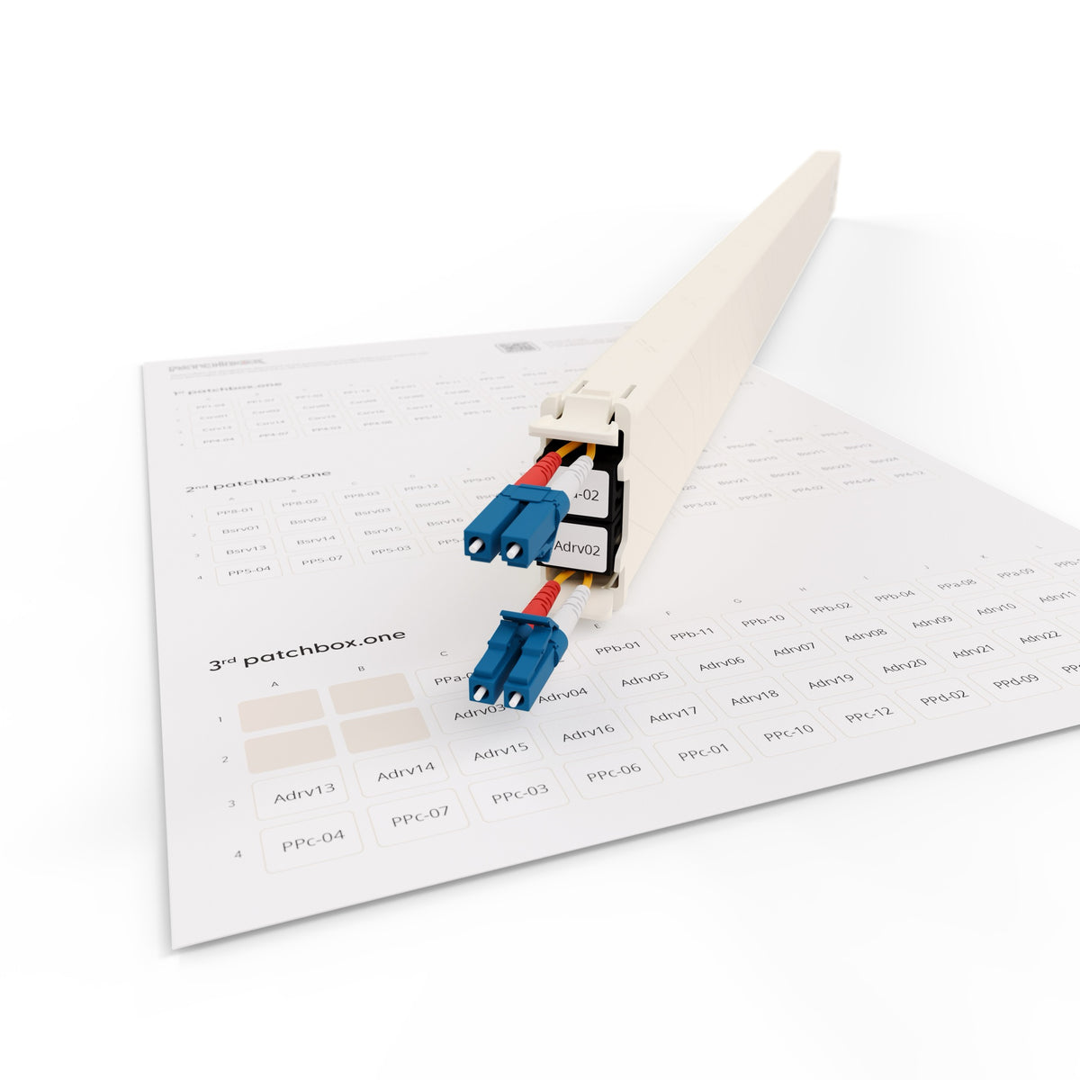 LOT DE 432 ETIQUETTES POUR PATCHBOX ONE