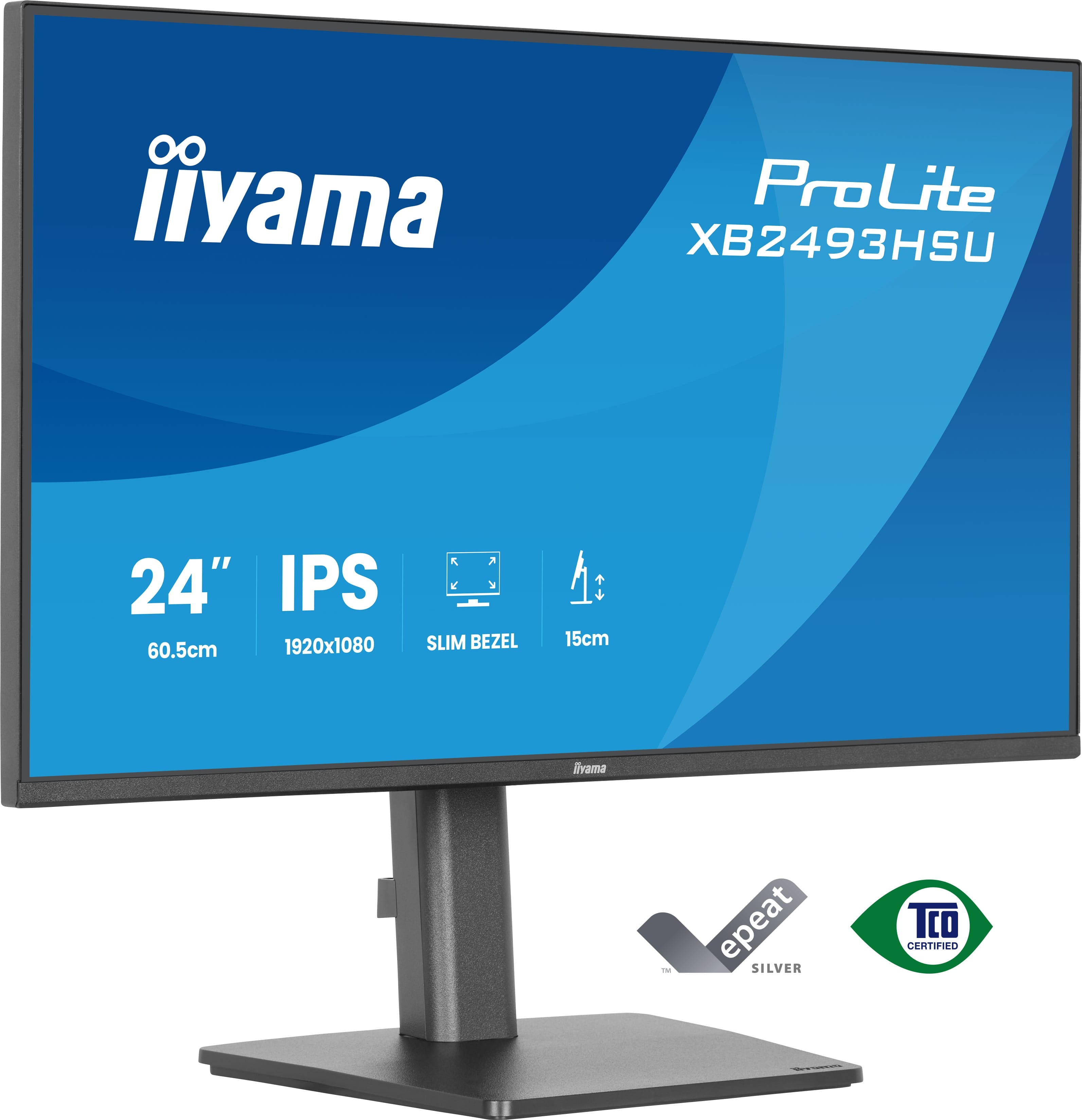 XB2493HSU-B1 24" FHD IPS BLACK