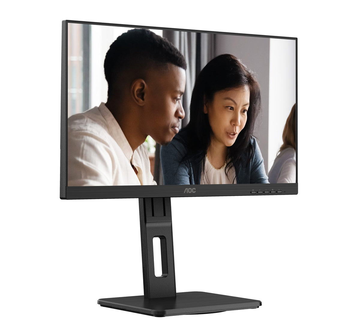 AOC 22E2UMF 22" 1920 x 1080 Full HD (1080p) @ 75 Hz - VA - 3000:1 - HDMI, VG DisplayPort - haut-parleurs - noir - ajustable