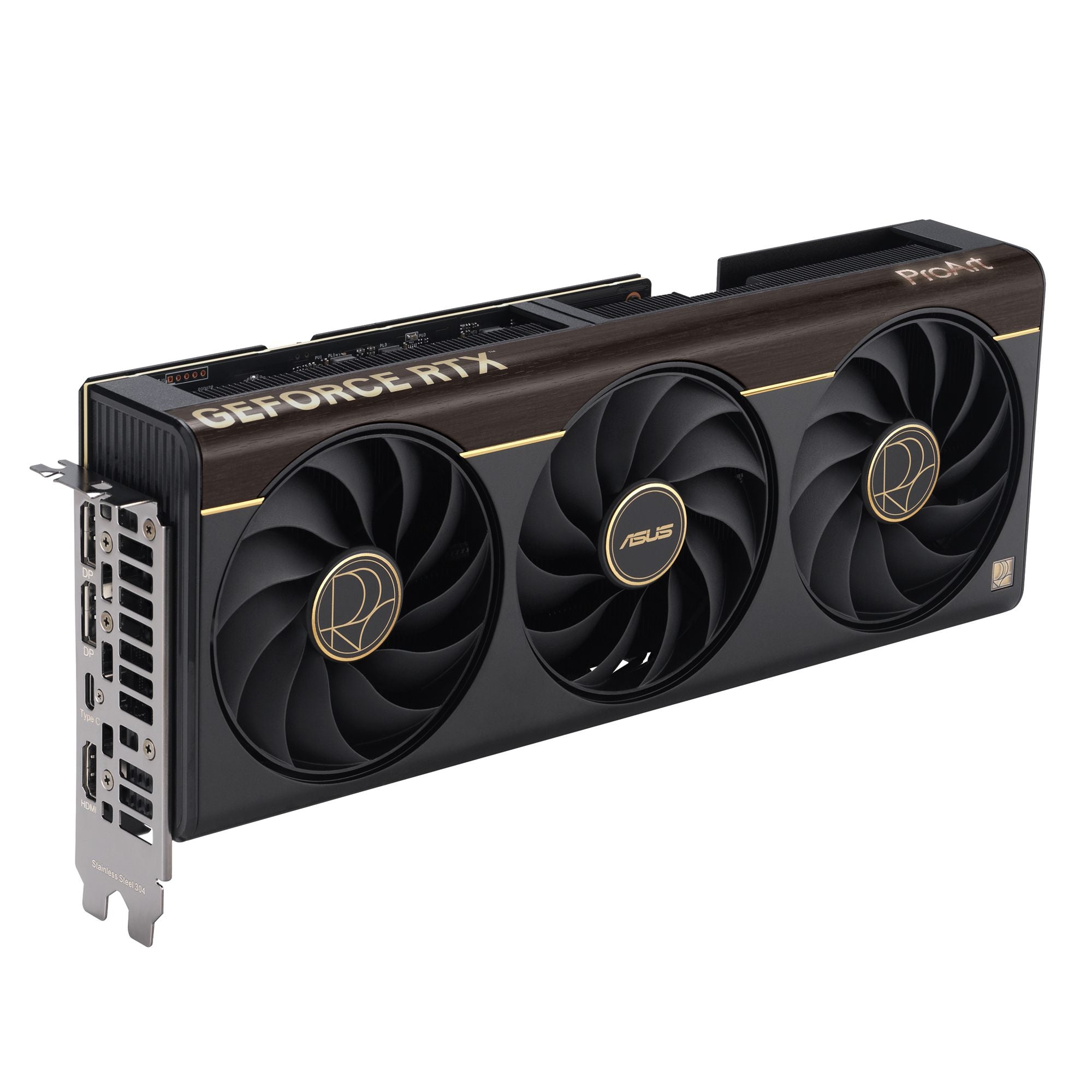 ASUS ProArt GeForce RTX 5070 Ti OC Edition Graphics Card PCIe 5.0 16Go GDDR7 USB Type-C HDMI 2.1b 2xDisplayPort 2.1b