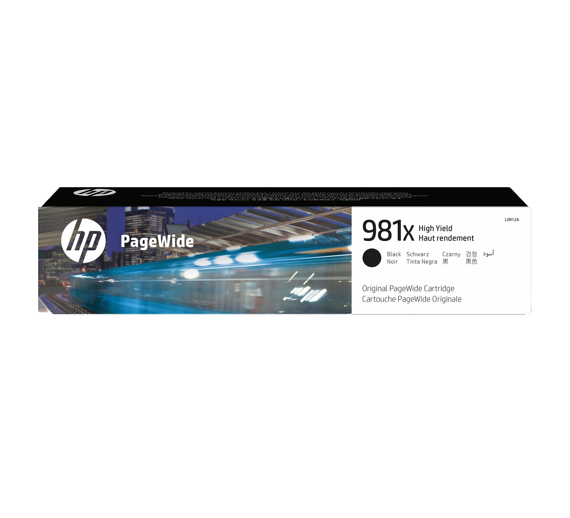 HP 981X original High Yield Black PageWide Cartridge L0R12A