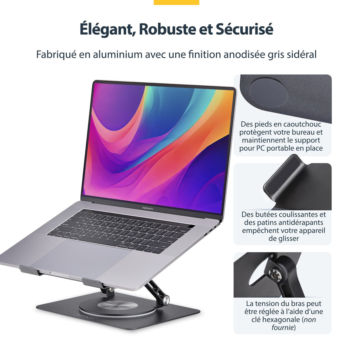 Computer Stand 360 Swivel/Rotating Base