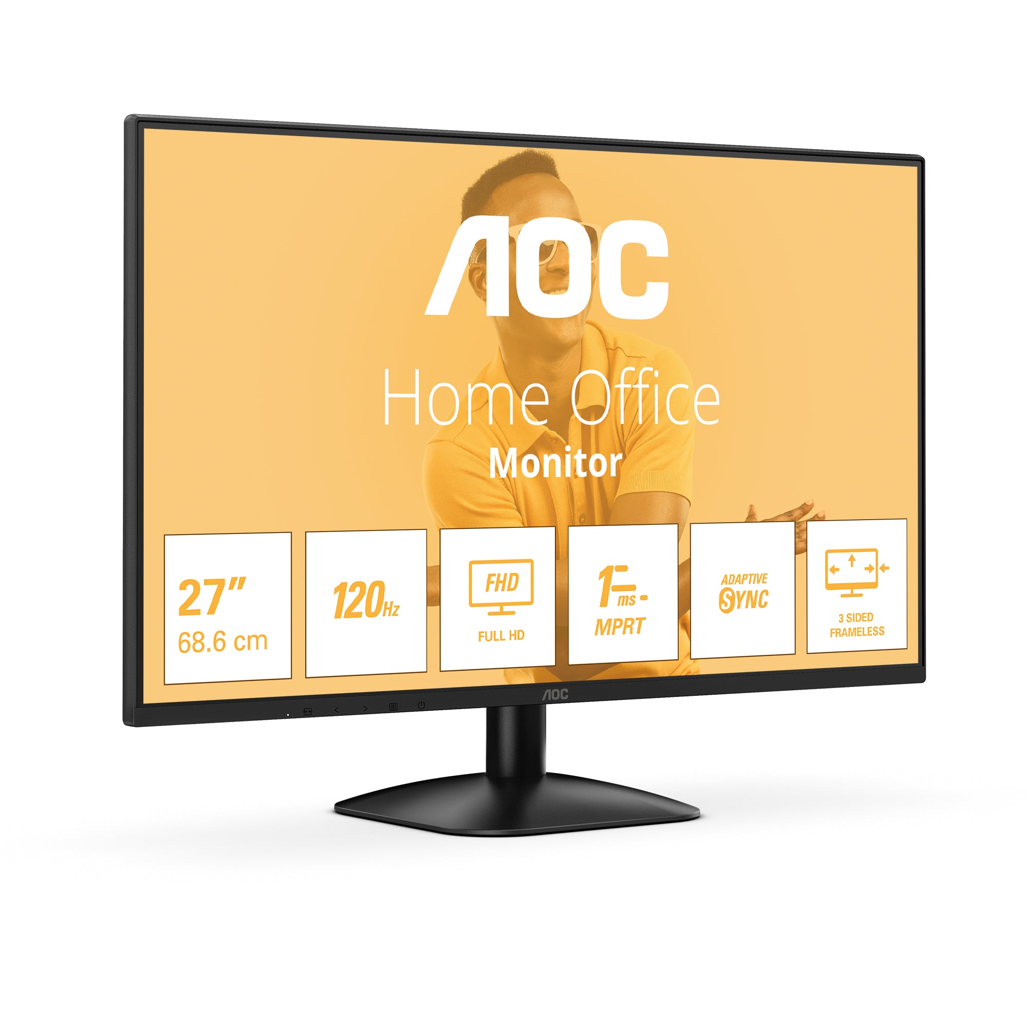 AOC 27B31H 27p FHD IPS 120Hz 1ms 300cd/m2 D-SUB HDMIx2 DP
