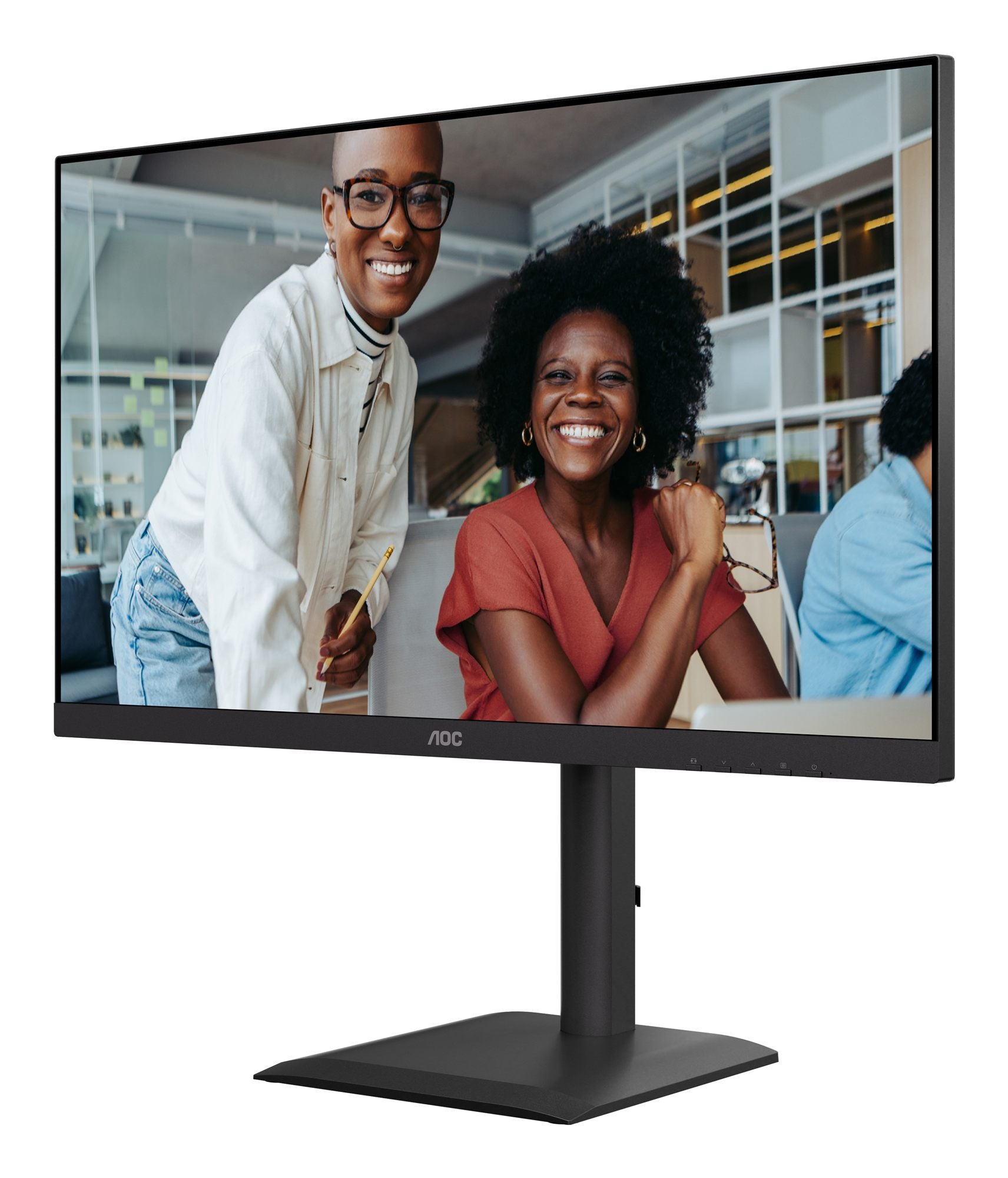 AOC U27E4CV 27p 3840x2160 60Hz IPS Flat H/A 150MM USB C DOCKING 90W Adaptive Sync EyeComfort 3.0 USB HUB SPEAKER