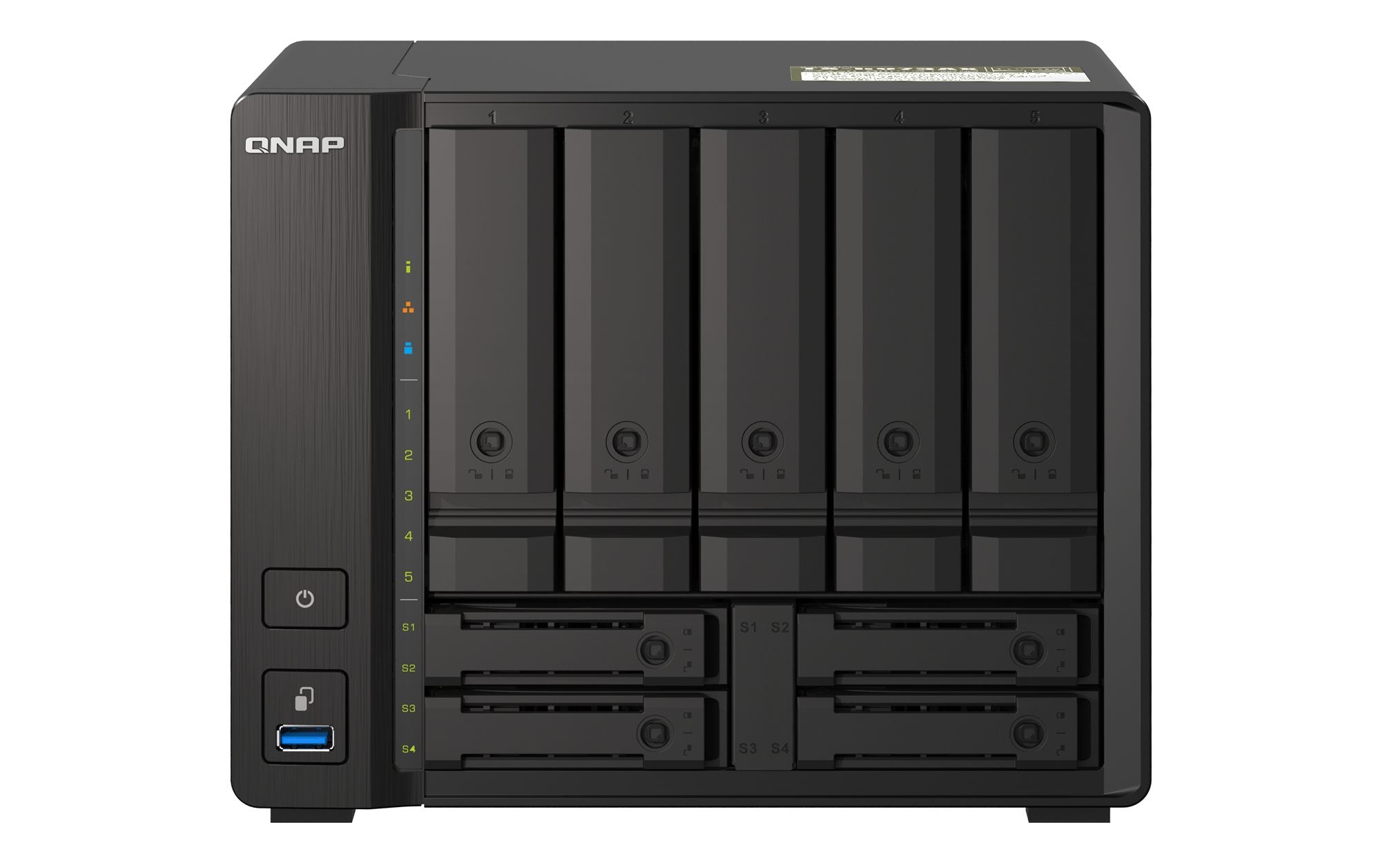 Desktop 9Bay NAS 8B RAM 10Gbe Black