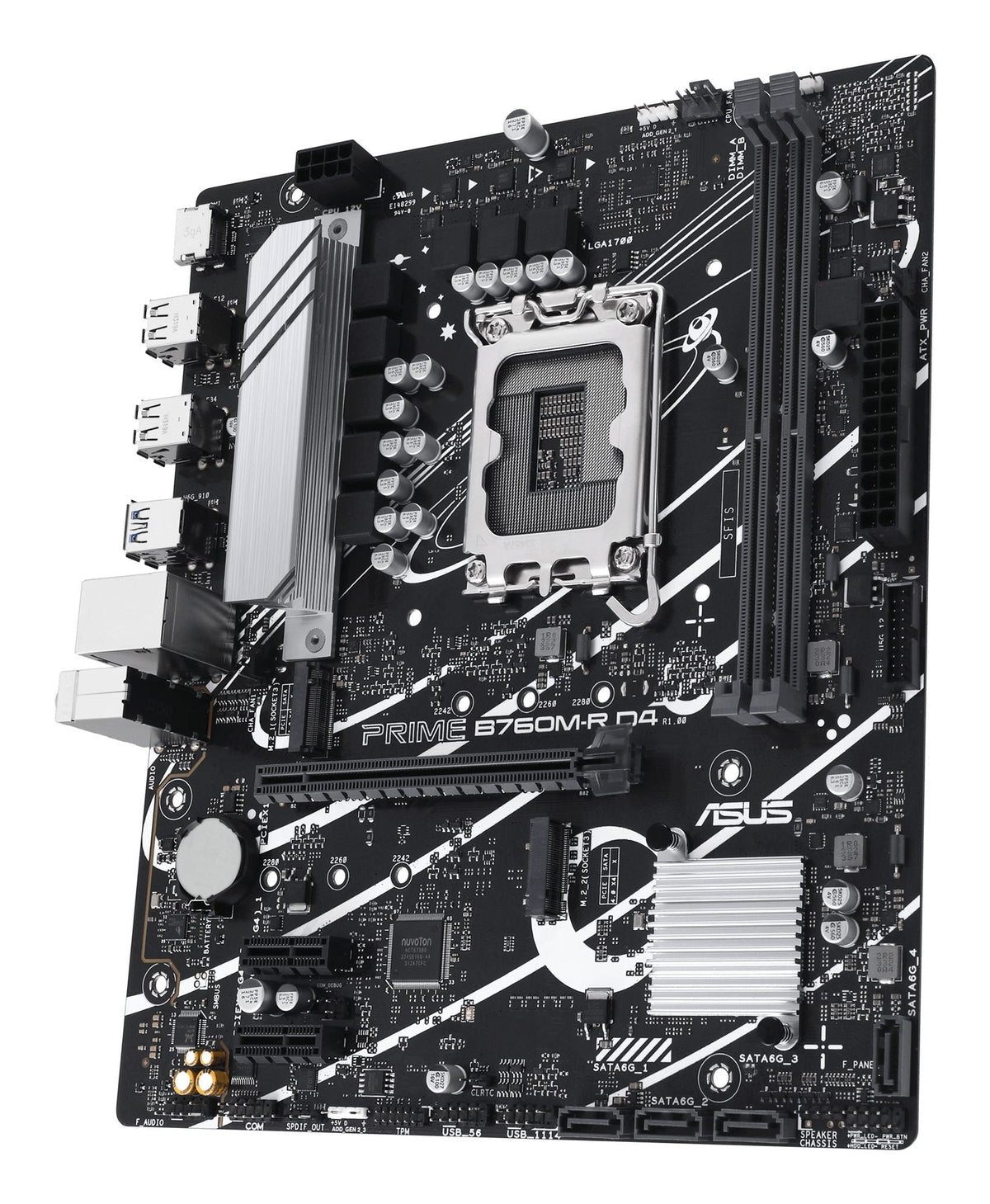 ASUS PRIME B760M-R D4 LGA1700 2xDDR4 4xSATA 2xM.2