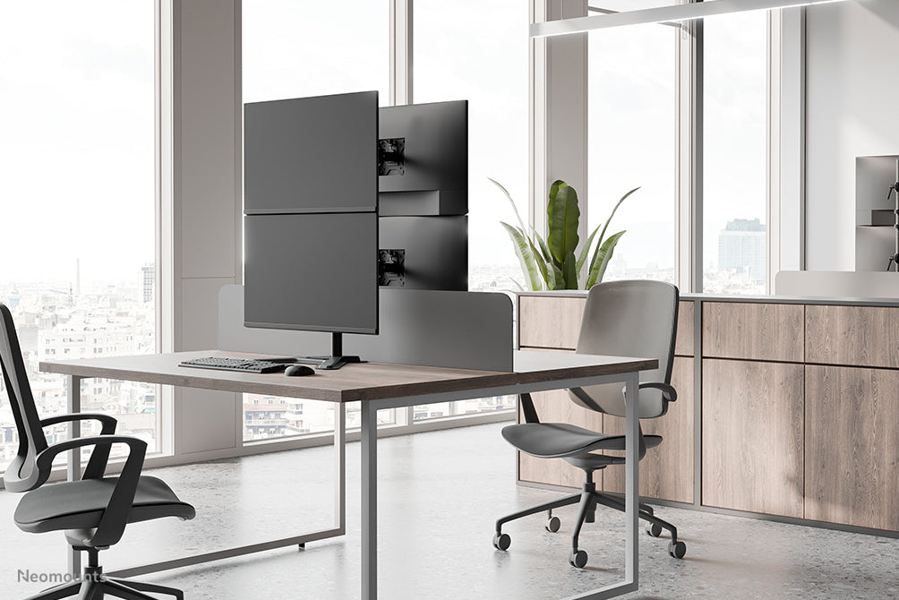 Neomounts DS45-600BL2V Dual monitor stan