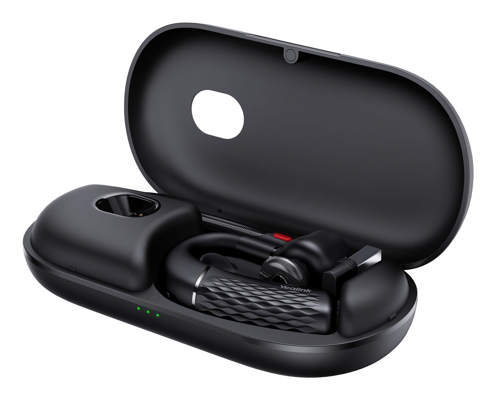 Yealink BH71 Pro Sans fil Crochets auriculaires Bureau/Centre d'appels USB Type-C Bluetooth Noir