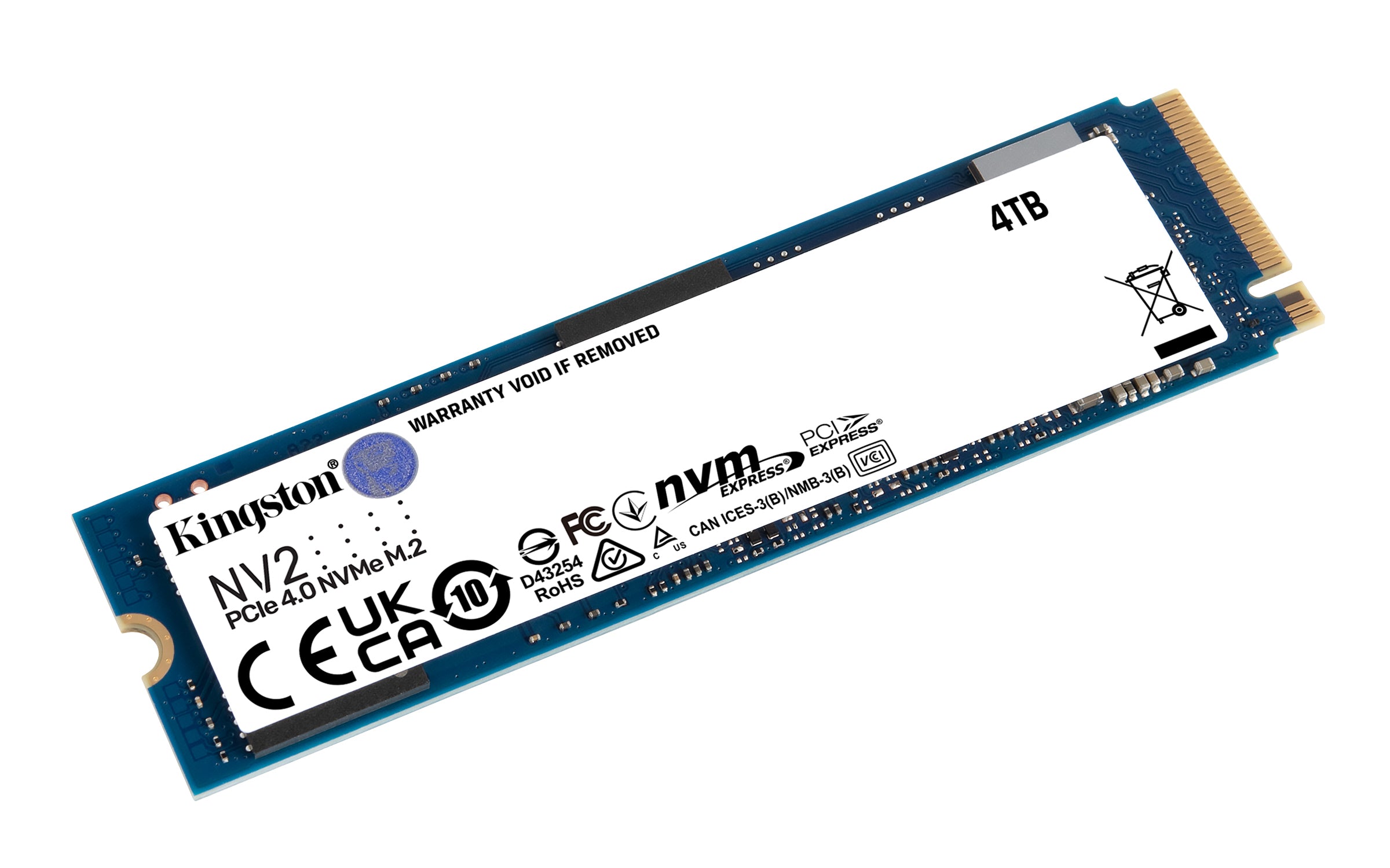 KINGSTON 4To NV2 M.2 2280 NVMe SSD