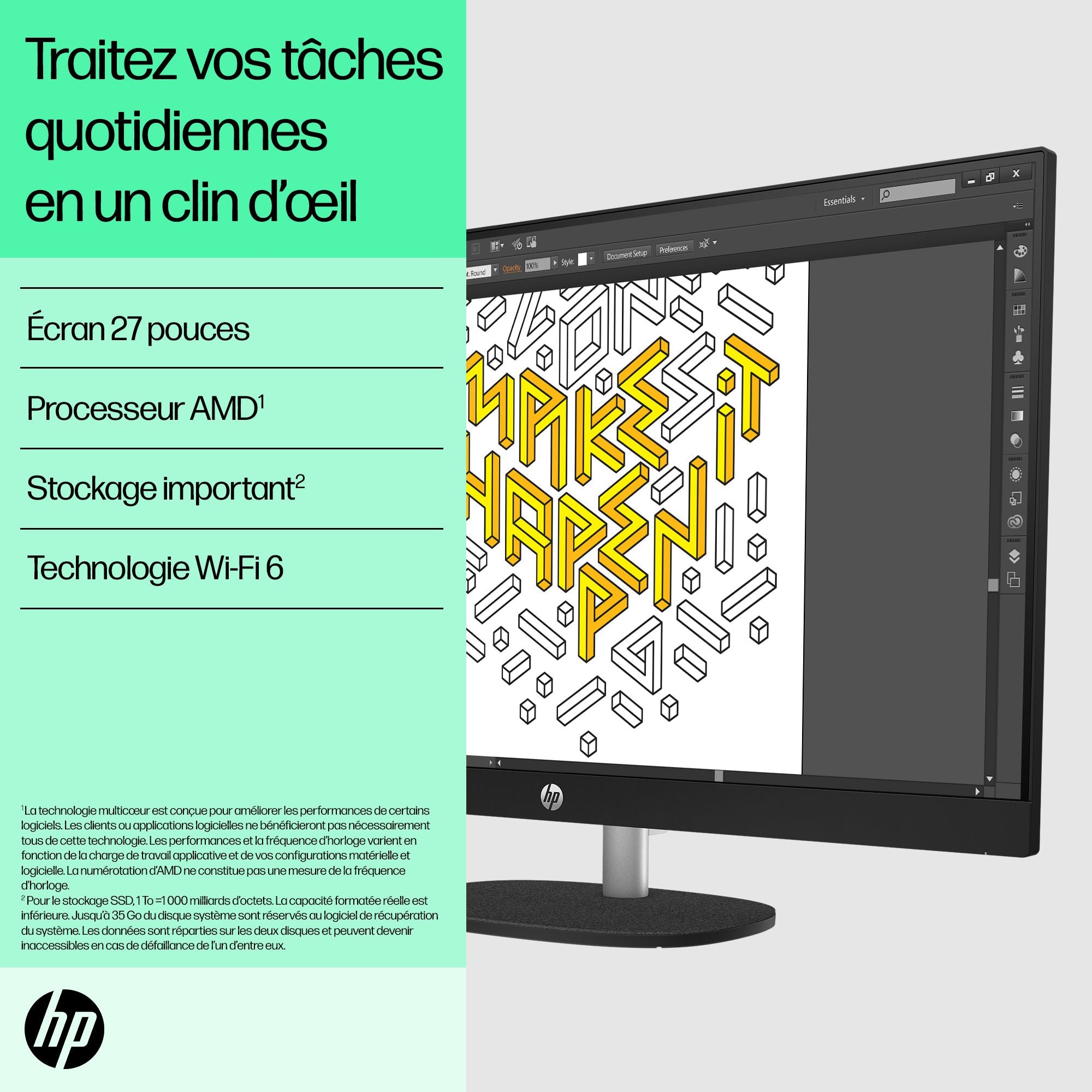 HP/27-cr0074nf/FHD/R7 7730U/16G/512/W11H