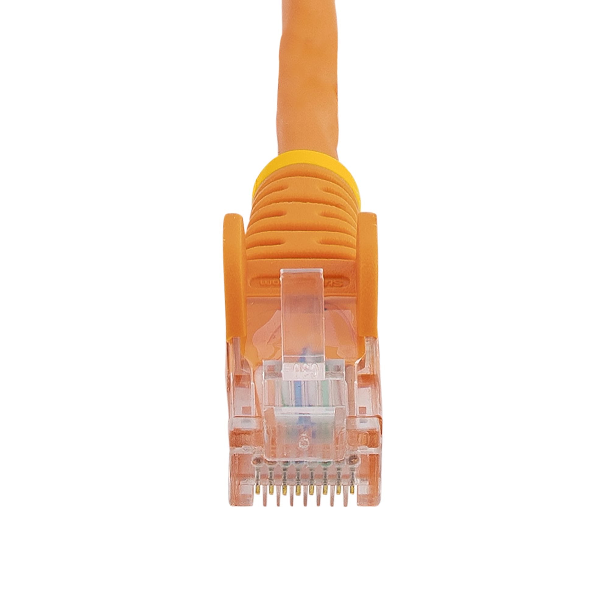 10m Orange Snagless Cat5e Patch Cable