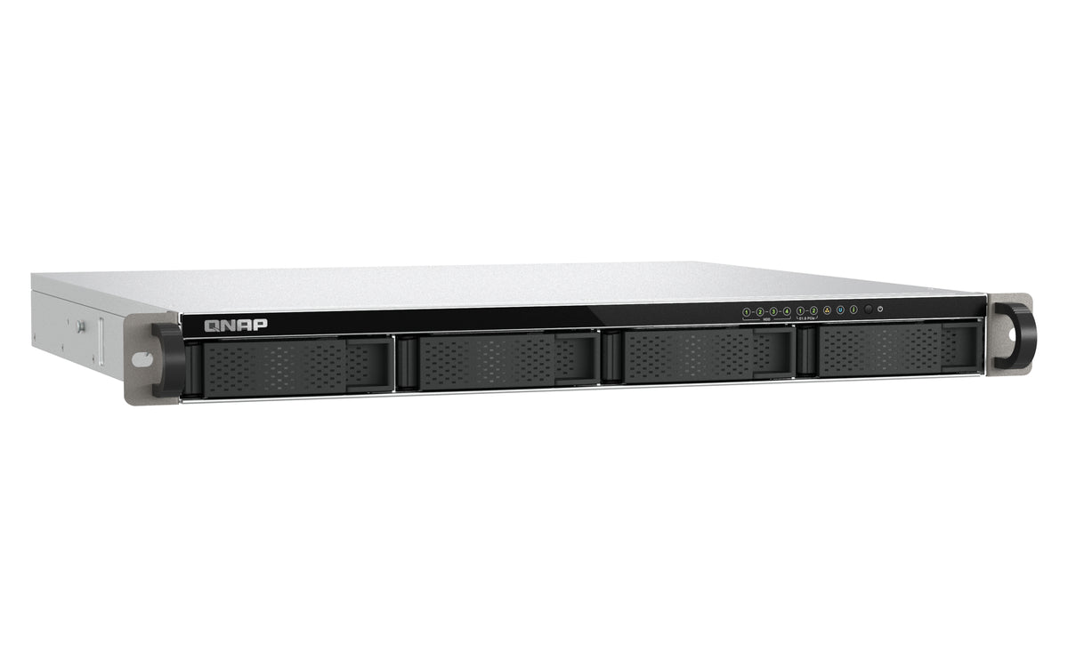 1U 4-bay 3.5"+2xE1.S rackmount NAS Intel