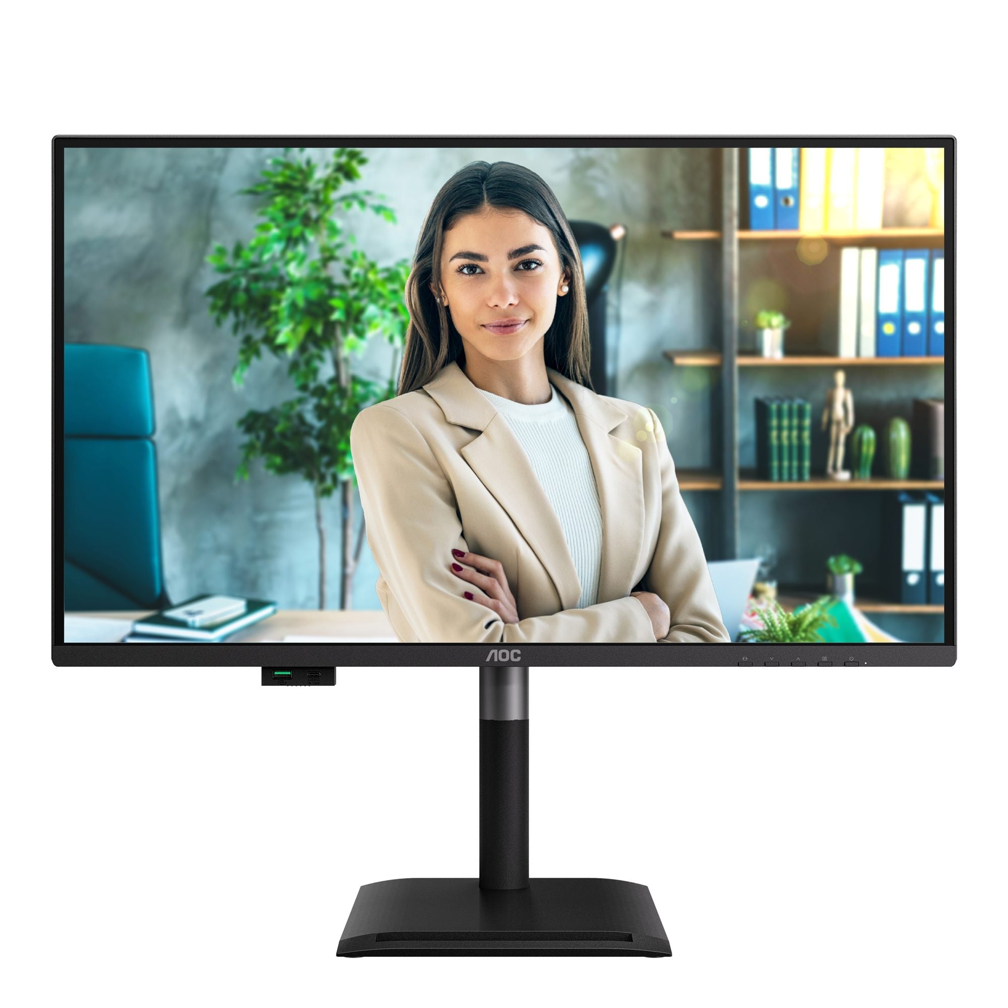 AOC Q27P4CV 27p IPS QHD 120Hz 4ms HDMI 2.0 DP USB C DP Alt Mode PD 96W HAS