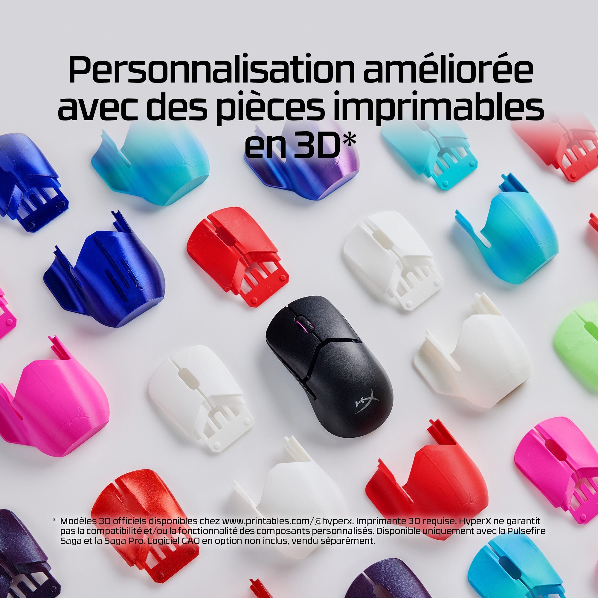 Souris Gaming HyperX Pulsefire Saga (Noire)