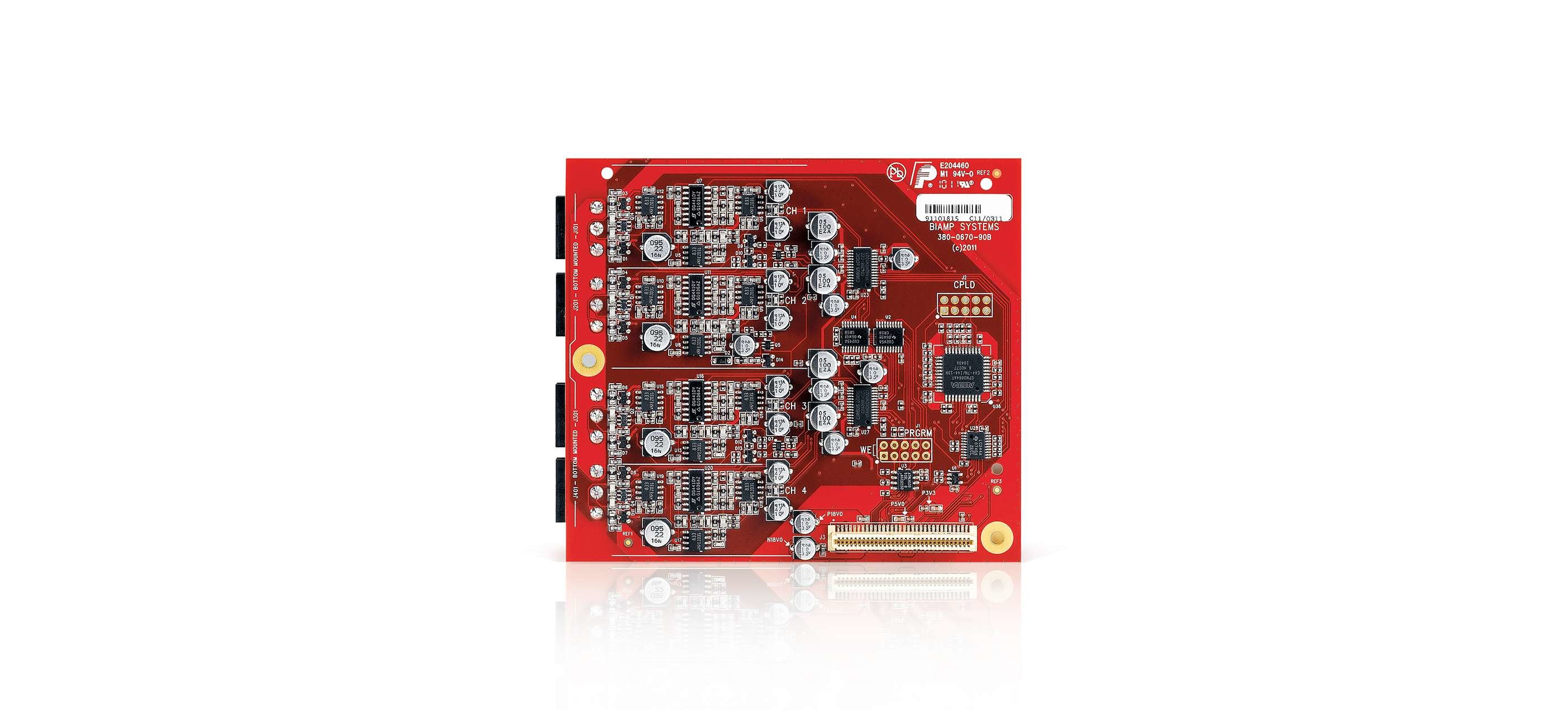 Biamp Tesira EX-MOD 4 Channel Mic/Line Output Card