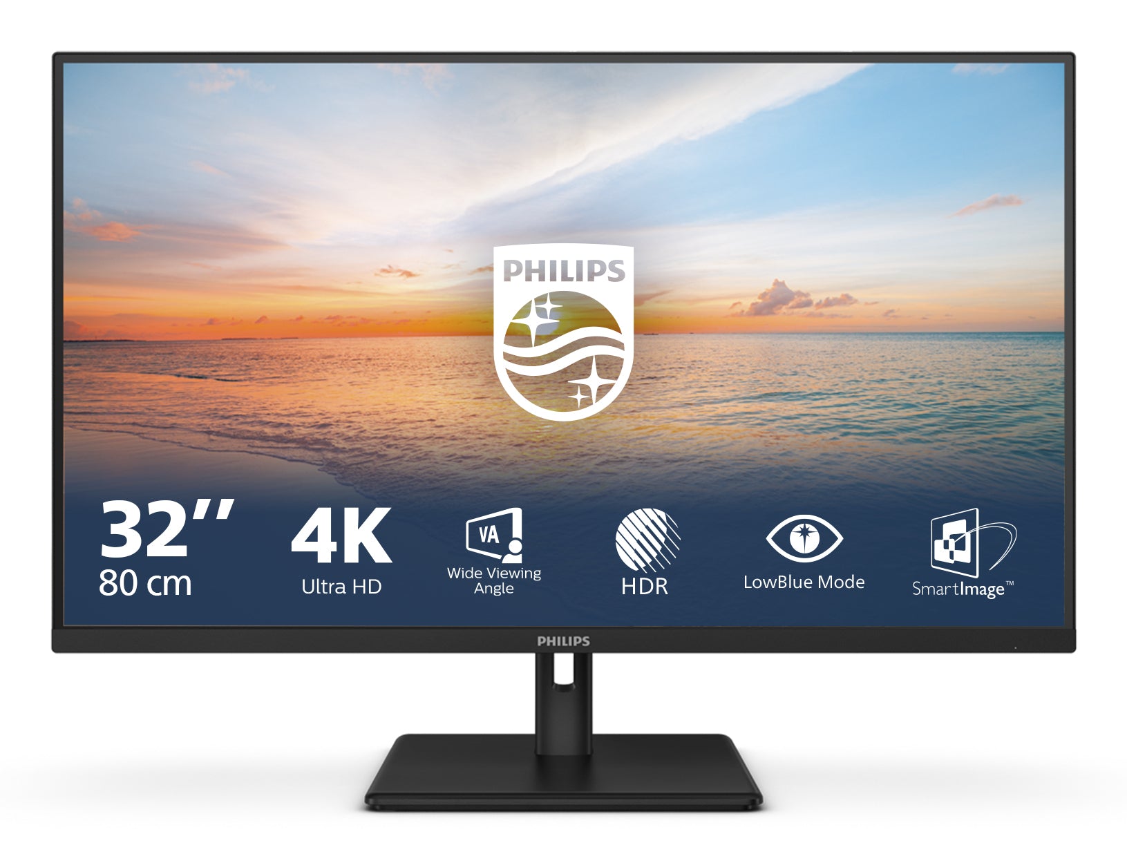 PHILIPS 32E1N1800LA 31.5p Adaptive Sync 3840x2160 HDMI DP Black