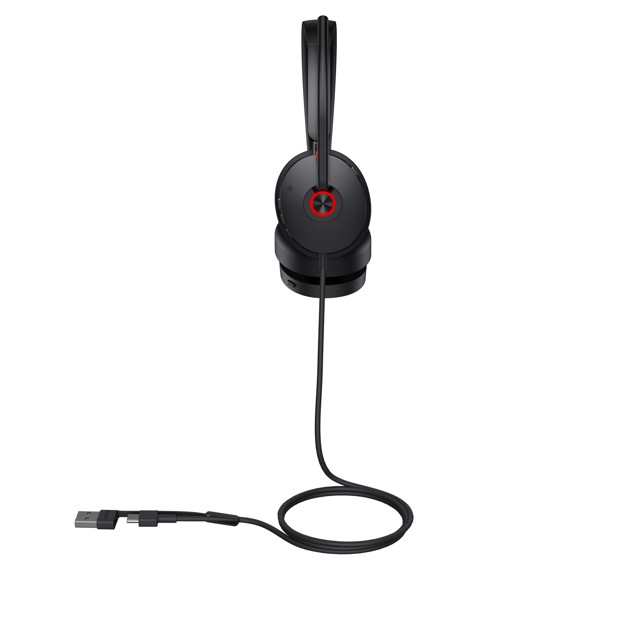 Yealink UH48 Dual UC USB-C/A Avec fil Arceau Appels/Musique USB Type-C / USB Type-A Noir