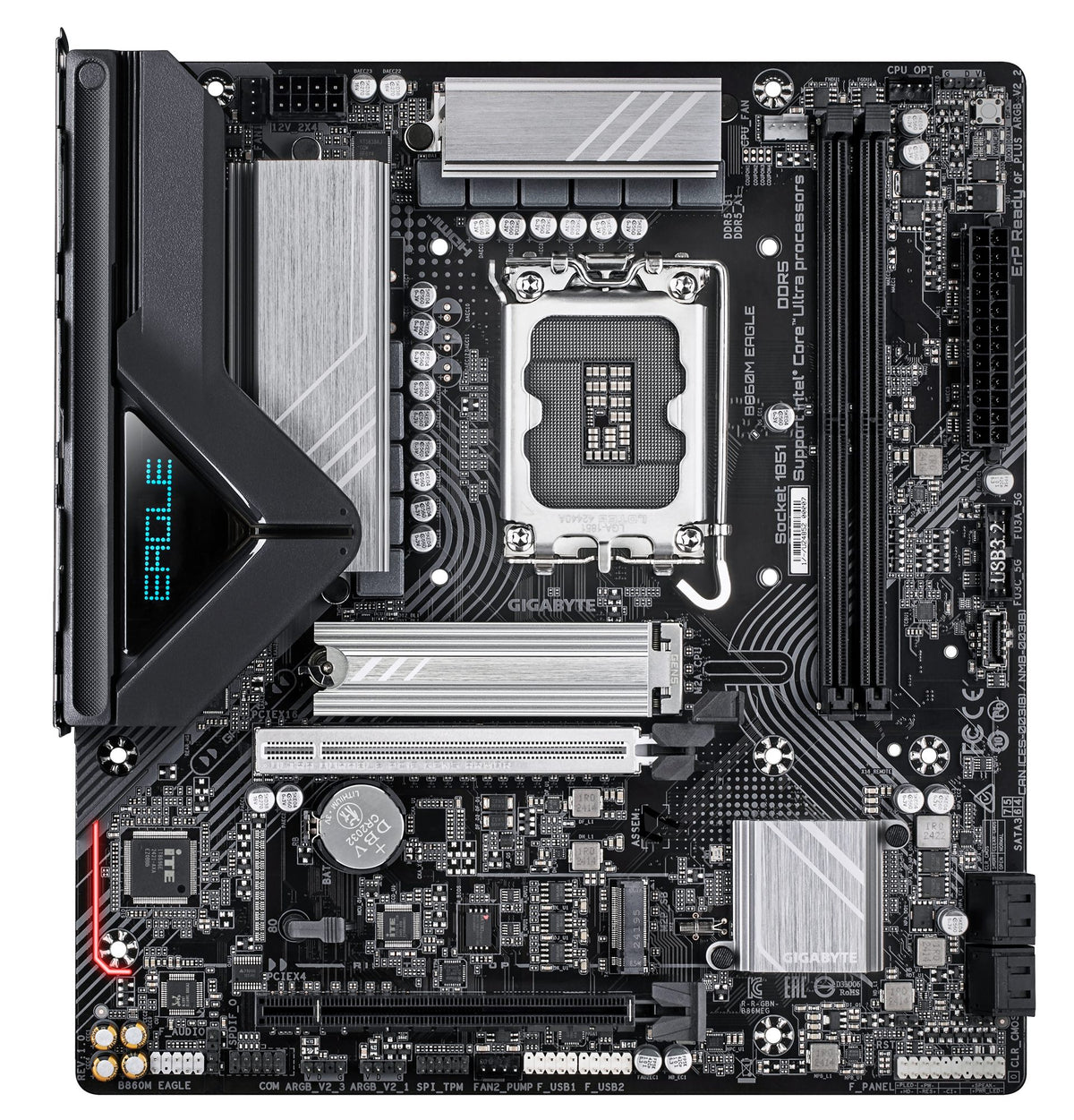GIGABYTE B860M EAGLE carte mere Intel B860 LGA 1851 (Socket V1) micro ATX