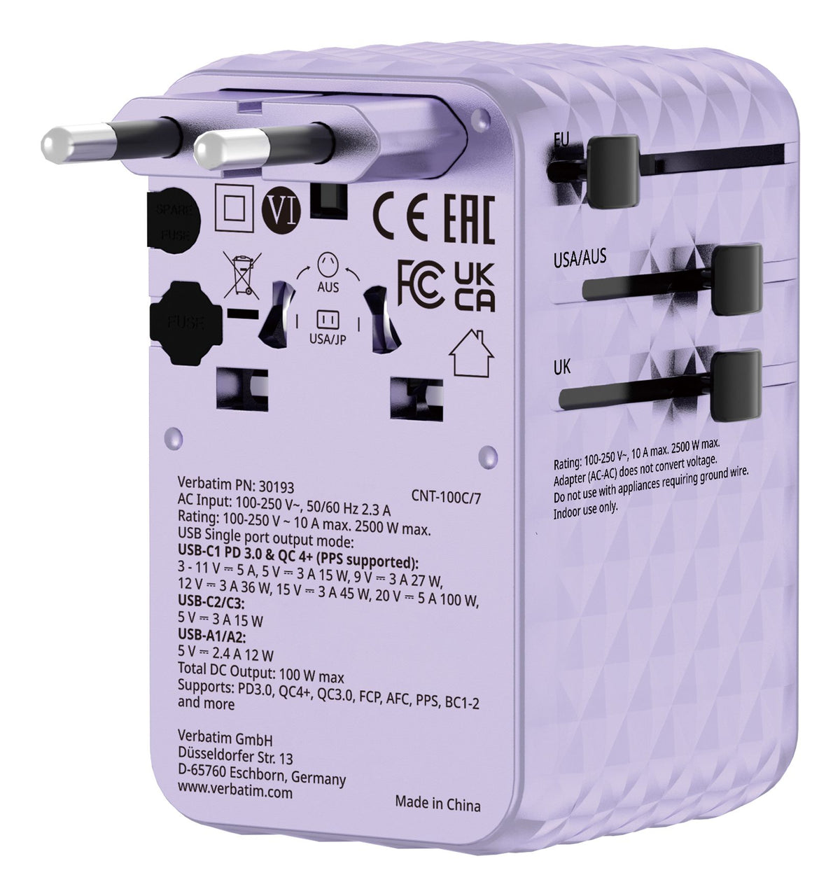 Charge ´n´ Travel 100W Universal Travel