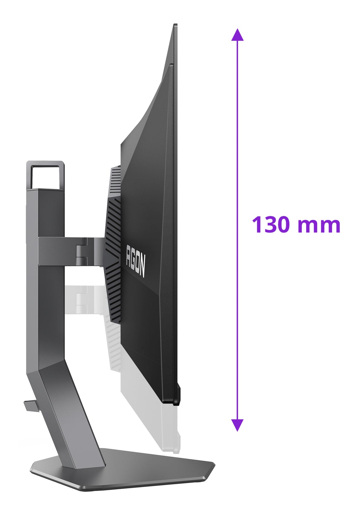 AOC AG276QKD2 26.5p 2560x1440 QD OLED Flat H/A 130MM QD Oled 500Hz USB HUB DP HDMI 1000cd/m2