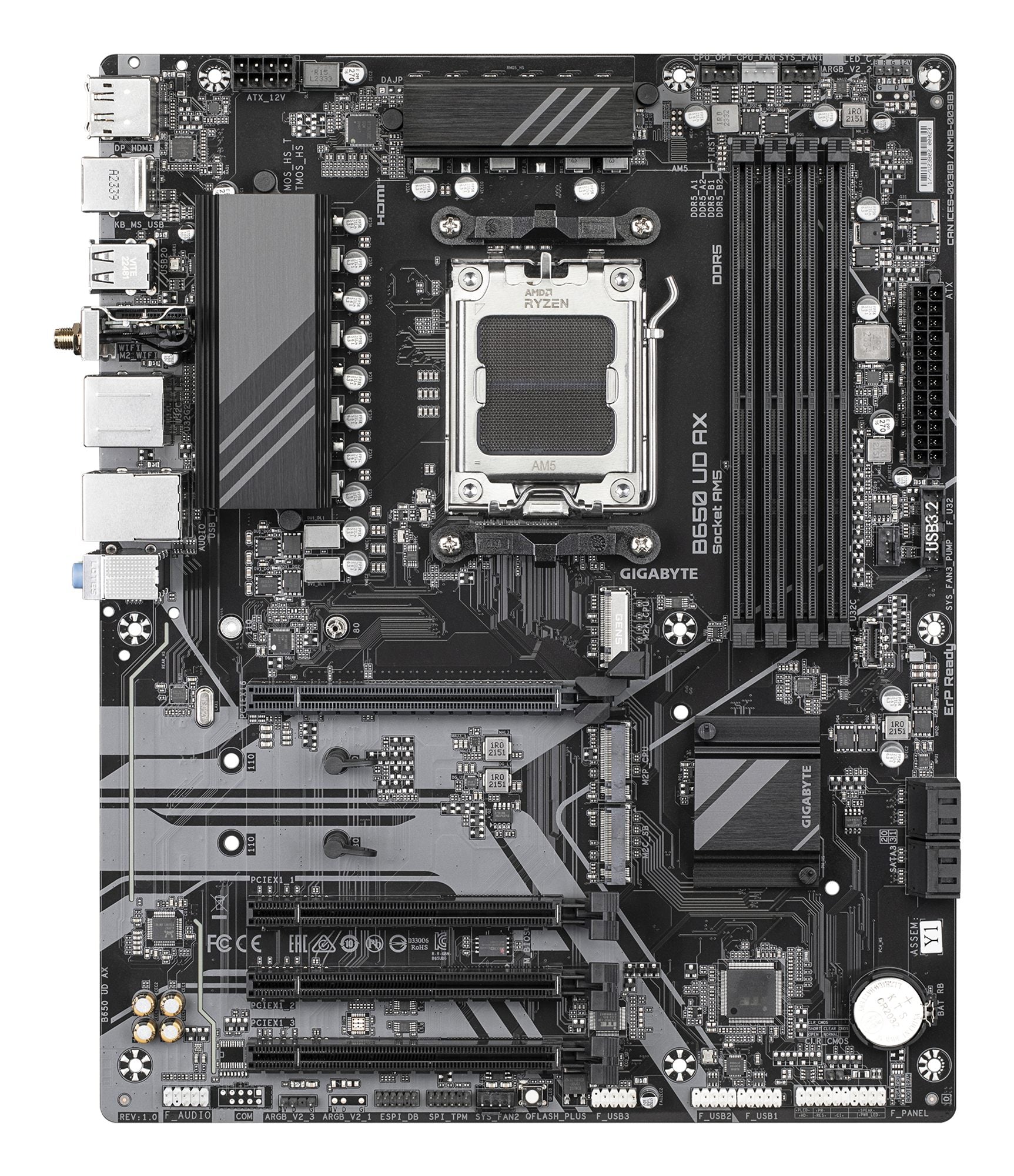 GIGABYTE B650 UD AX carte mere AMD B650 Emplacement AM5 ATX
