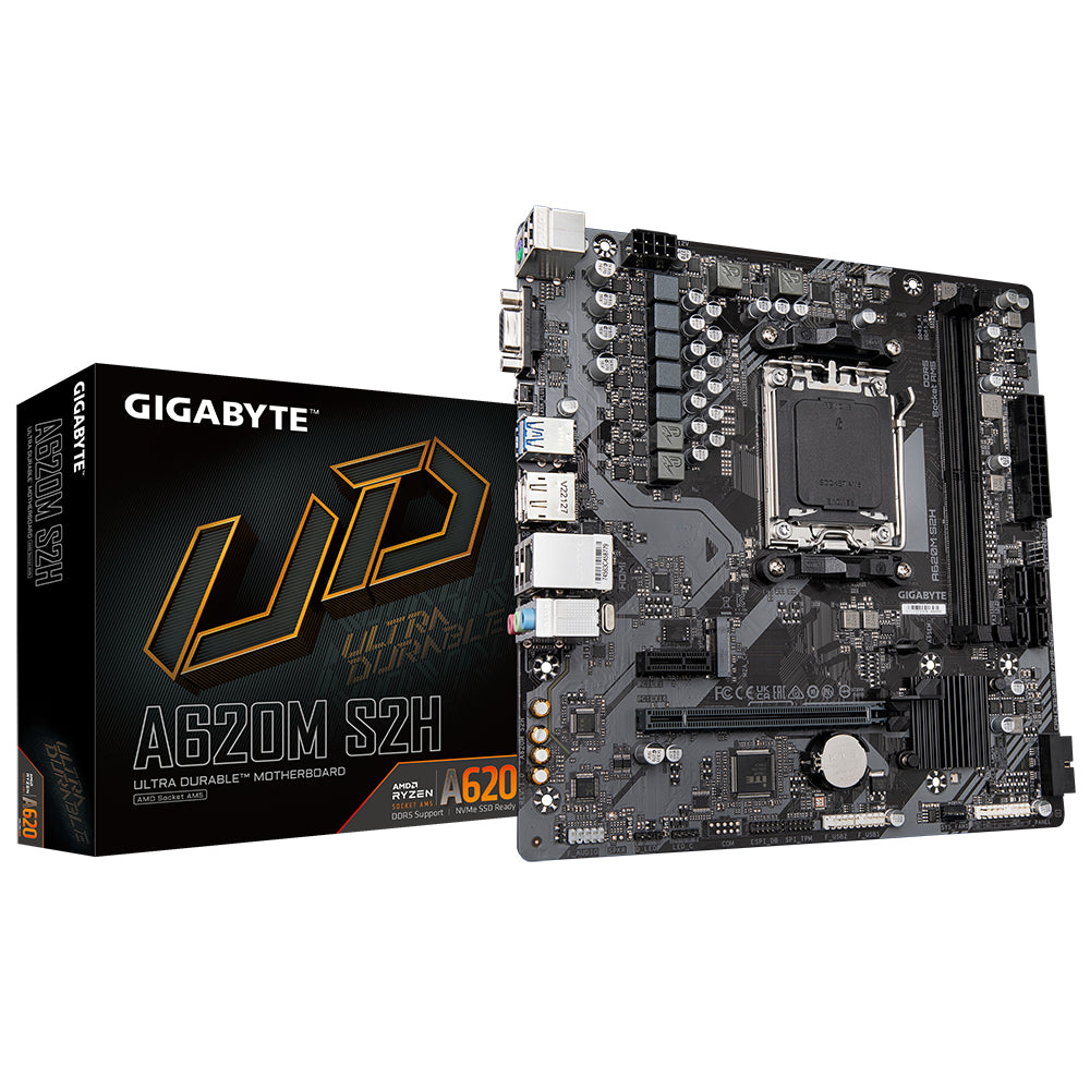 GIGABYTE A620M S2H carte mere AMD A620 Emplacement AM5 micro ATX