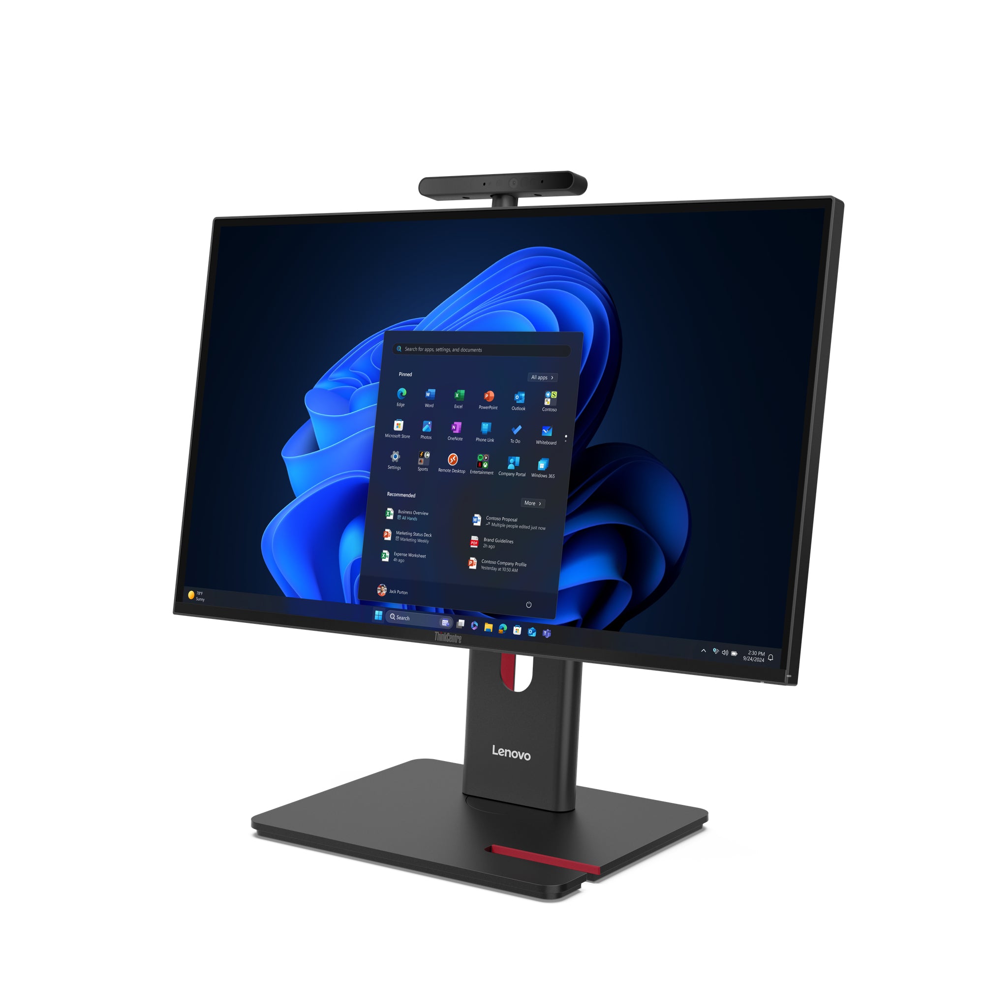LENOVO ThinkCentre M90a Gen 6 Intel Core Ultra 7 265 23.8p FHD 16Go 512Go SSD M.2 2280 PCIe Intel Graphics W11P 3 Year Onsite