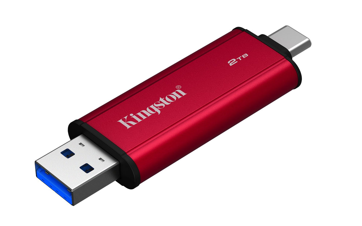 KINGSTON 2To Dual USB-A/C Portable SSD Up to 1050Mo/s USB 3.2 Gen 2