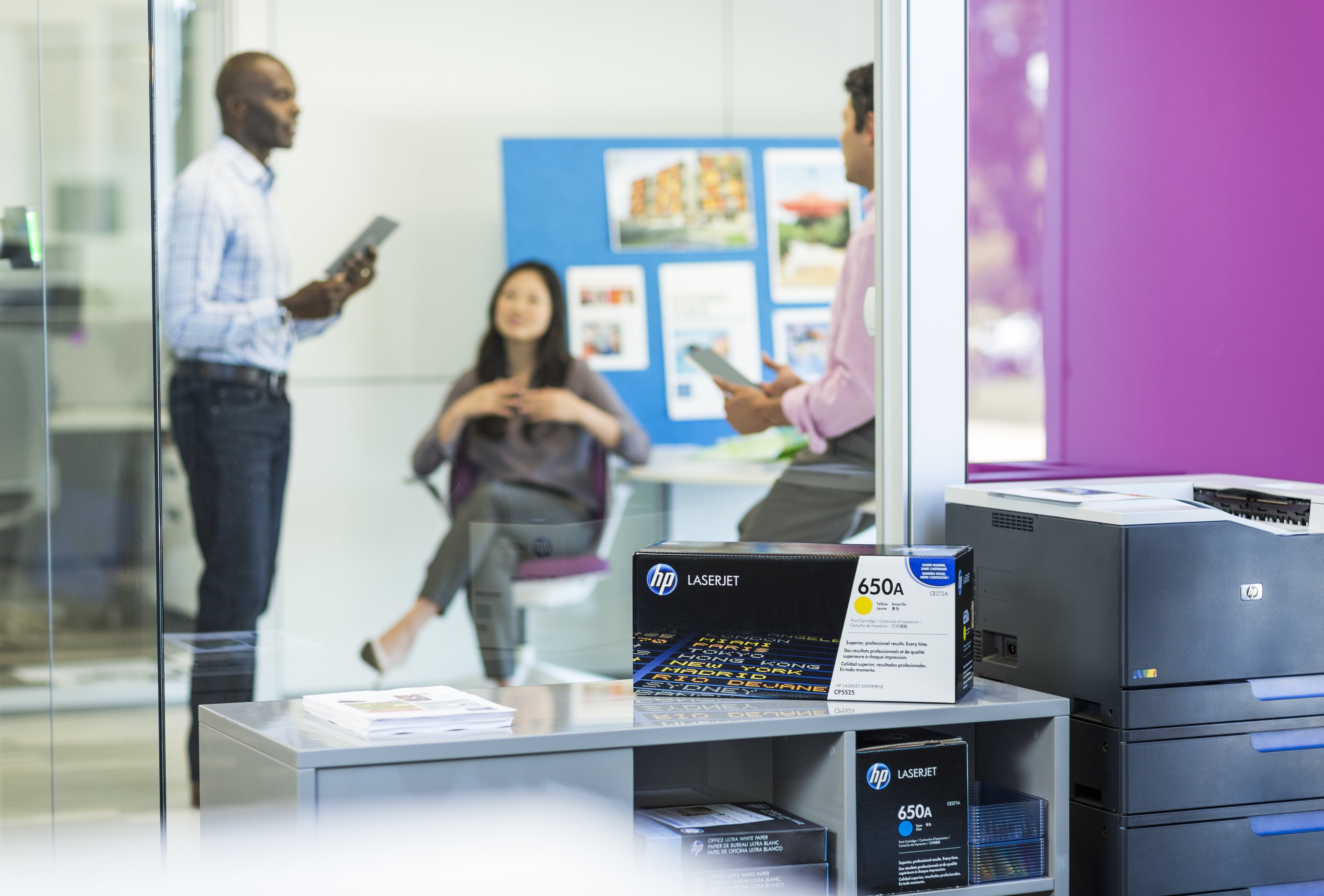 HP original Colour LaserJet CE271A Toner cartridge cyan standard capacity 15.000 pages 1-pack