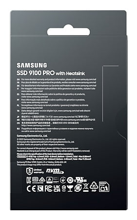 Samsung 9100 PRO 8TB with Heatsink