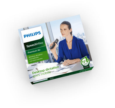 PHILIPS SpeechMike SMP4000 : Microphone de dictée sans fil, portée max 5m