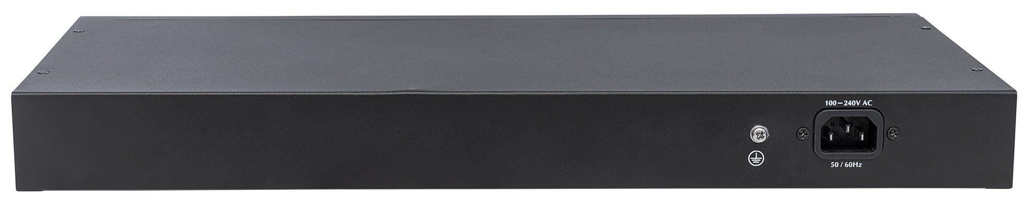 Intellinet 561242 commutateur réseau Non-géré Gigabit Ethernet (10/100/1000) Connexion Ethernet, supportant l'alimentation via ce port (PoE) 1U Noir