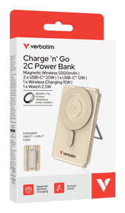 Charge ´n´ Go 2C Power Bank Magnetic Wir