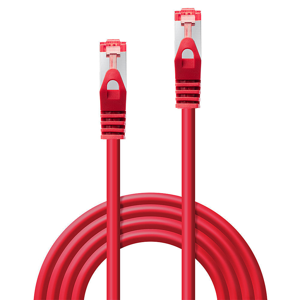 LINDY Basic Cat.6 S/FTP Cable Red 0.3m Patch Cable