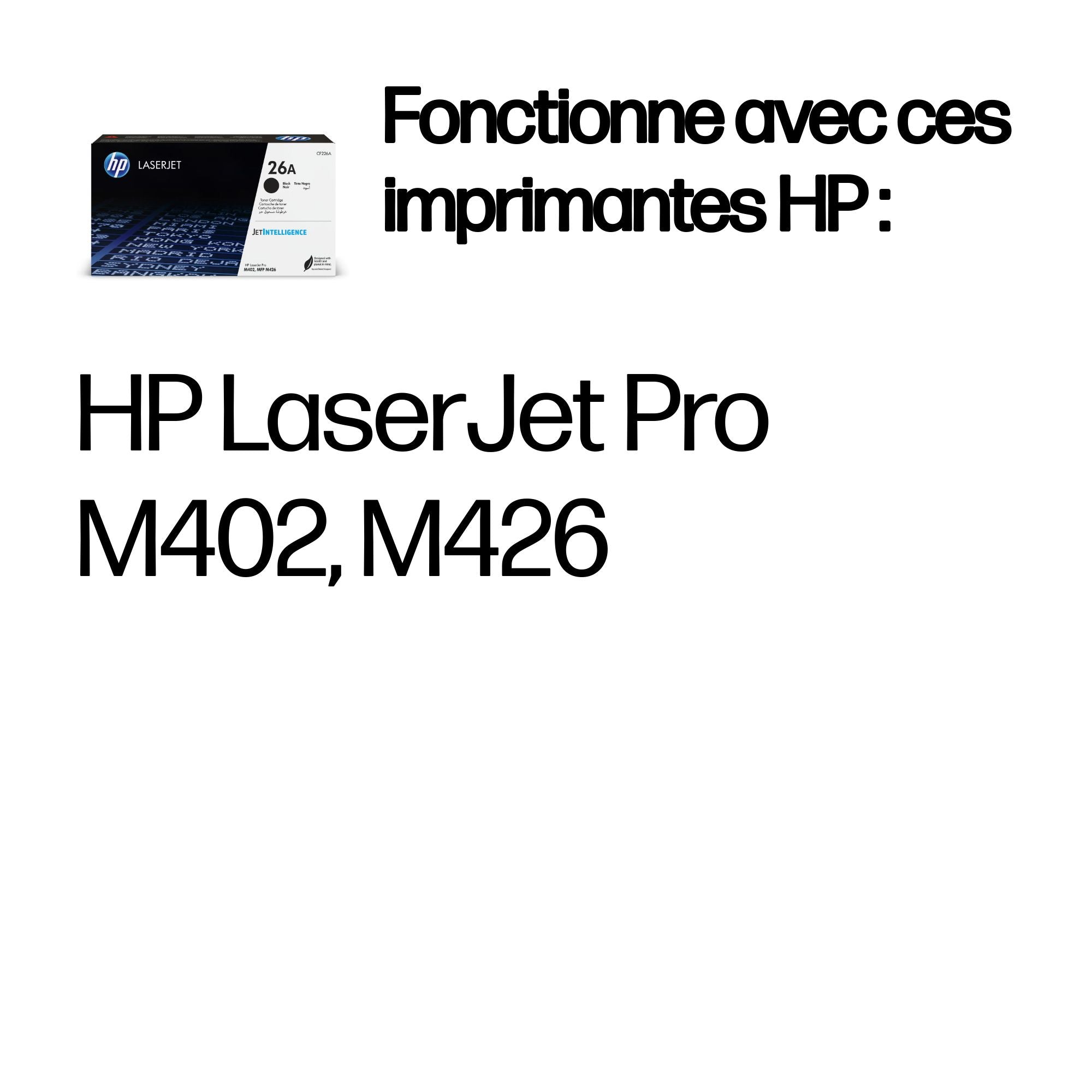 HP 26A original Toner cartridge CF226A black