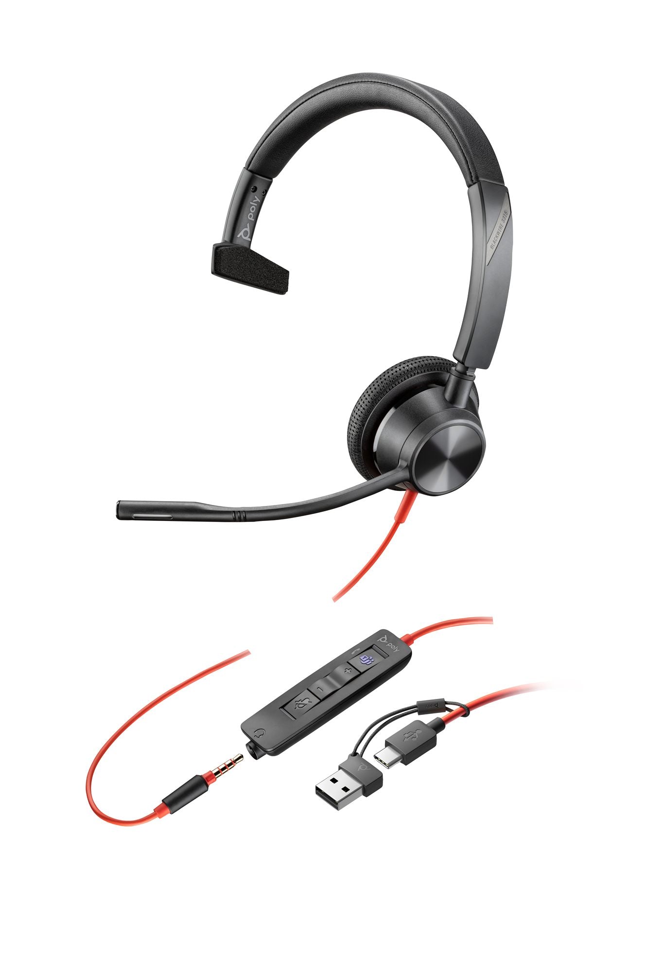 Poly BW 3315 -M USB-C HS+USB-C/A
